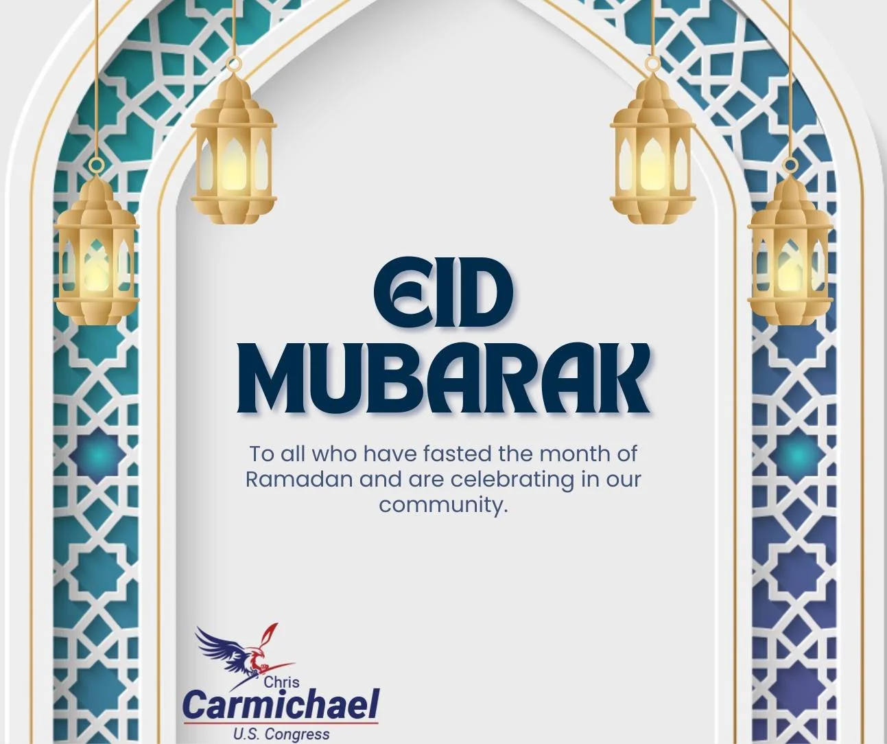 Eid Mubarak to all who are celebrating in our community!

May this blessed day bring peace, joy, and togetherness to you and your loved ones. 

Let&rsquo;s take this time to celebrate the values of compassion, generosity, and unity that strengthen ou