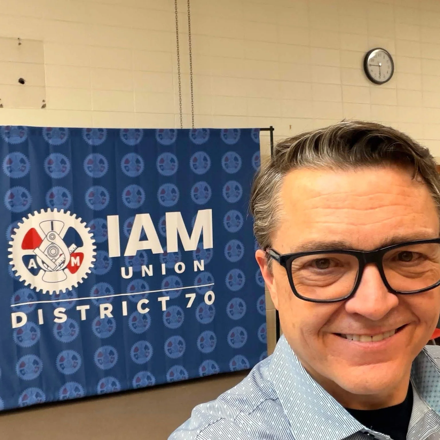 I had the a great spending time with the veterans of the IAM Veterans Services Committee at IAM District 70.

These are men and women who served our country and are still serving through skilled work that keeps Kansas running. We talked about good jo