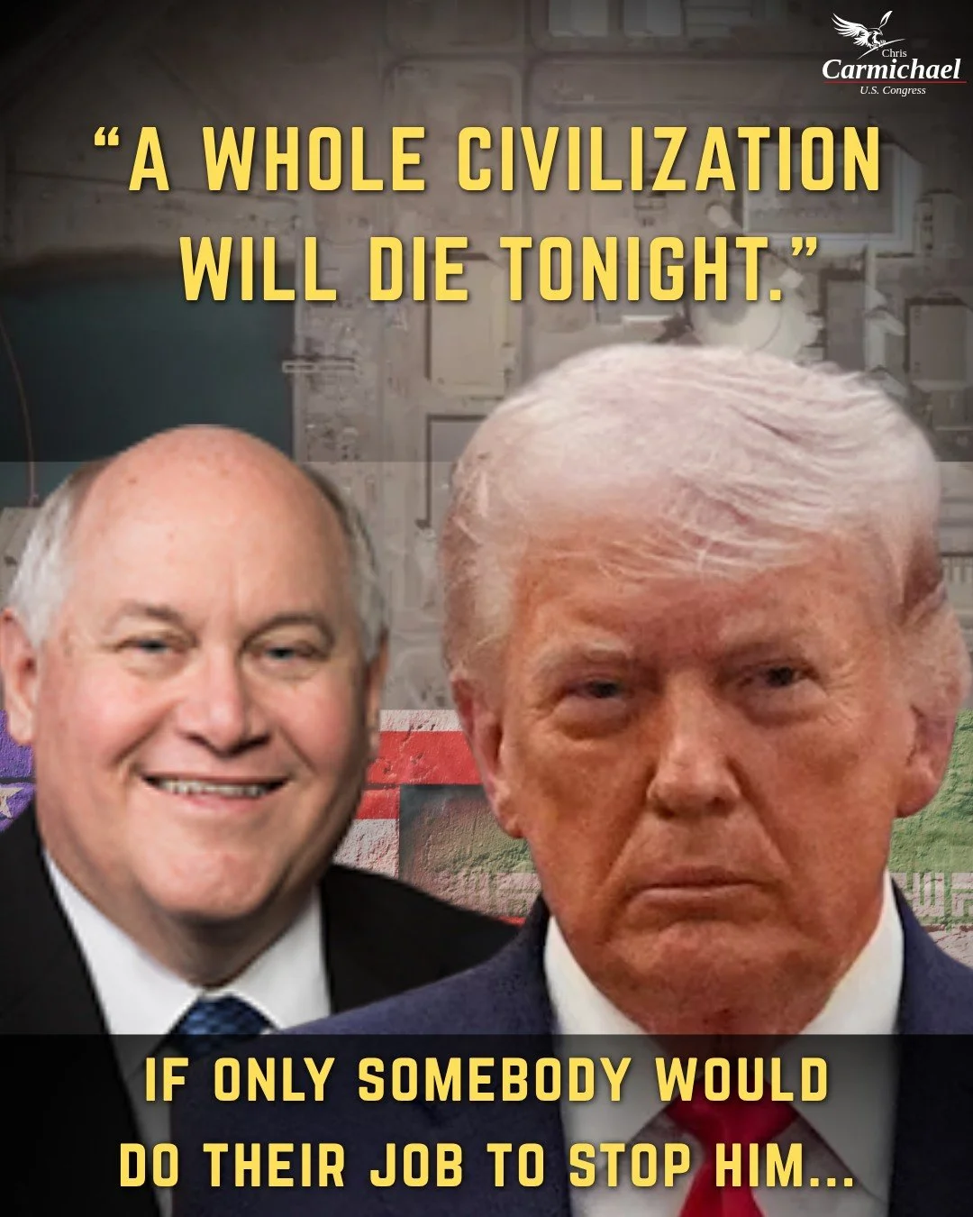 Trump just threatened that a &ldquo;civilization will disappear overnight.&rdquo;
That kind of escalation is reckless.
An attack on a nuclear facility in Iran wouldn&rsquo;t just hurt Iran &mdash; it could contaminate the entire Gulf and shut down de
