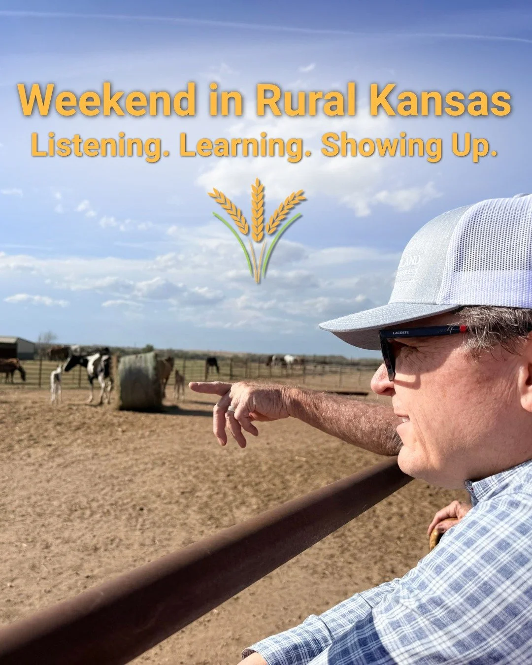 Had a great weekend out in rural Kansas, meeting folks, listening, and learning what&rsquo;s on people&rsquo;s minds.

From Belle Plaine to Cunningham, these conversations matter. I&rsquo;ll keep showing up.

 #kansas #KS04 #ruralkansas #WorkingFamil