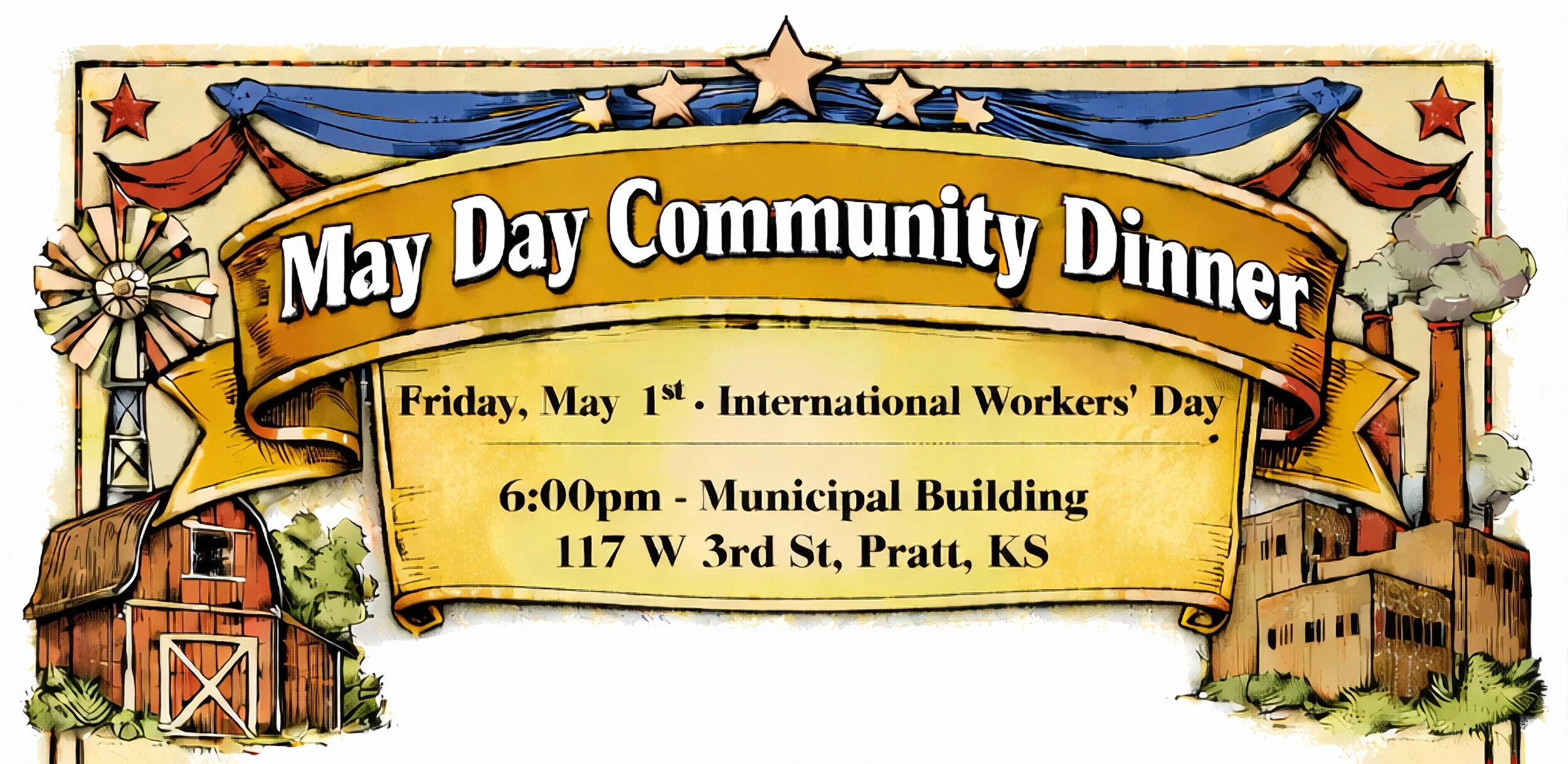 Pratt County Democratic Party May Day Community Dinner