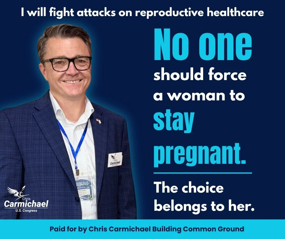 When I get to Congress, I will fight to protect reproductive freedom.
No one should force a woman to stay pregnant. The choice belongs to her.
Reproductive freedom means trusting women to make their own choices about their own bodies, health, and fut