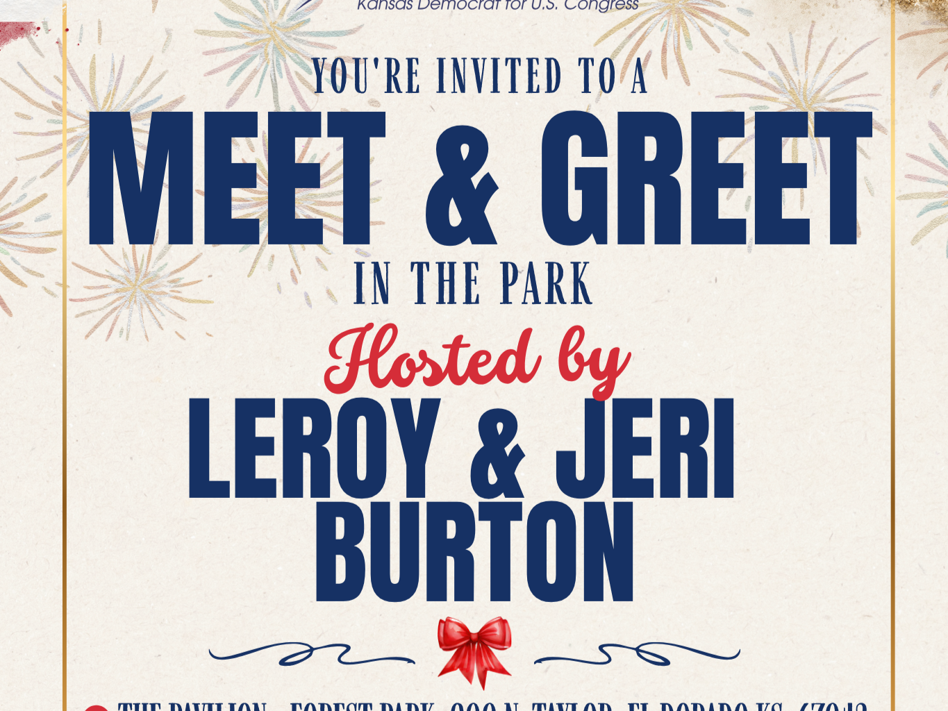 Meet &amp; Greet in the Park Hosted by Leroy &amp; Jeri Burton