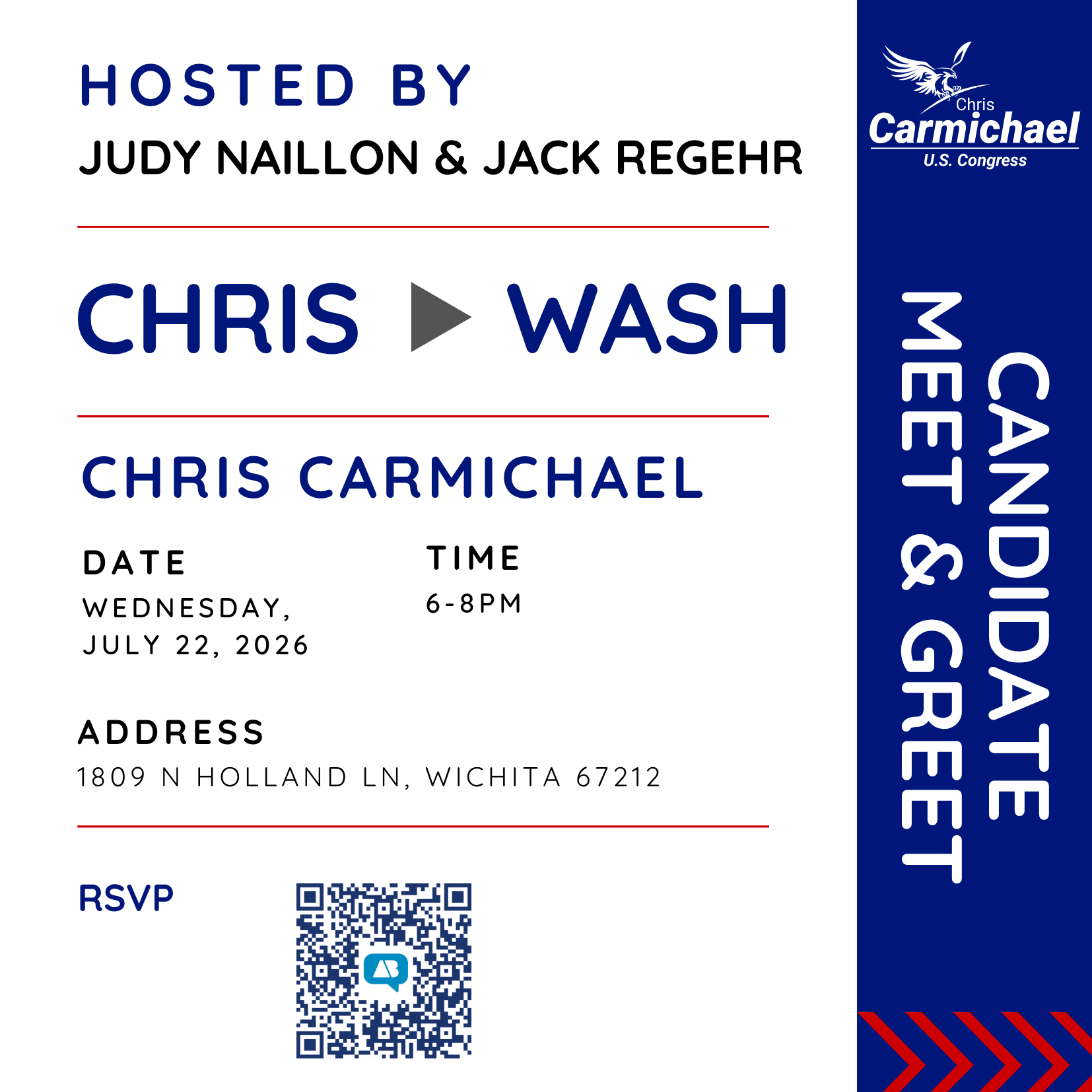 Meet &amp; Greet hosted by Judy Naillon &amp; Jack Regehr