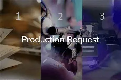 Go to the Production Request page