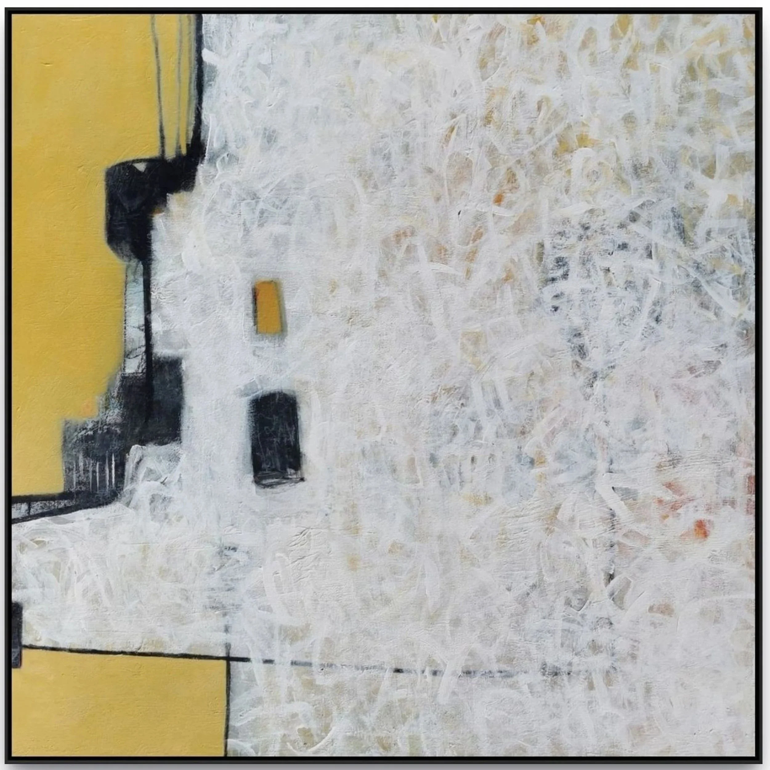 'Exuberance Knows No Boundaries' - Acrylic on Canvas - 100 cm x 100 cm x 3.8 cm