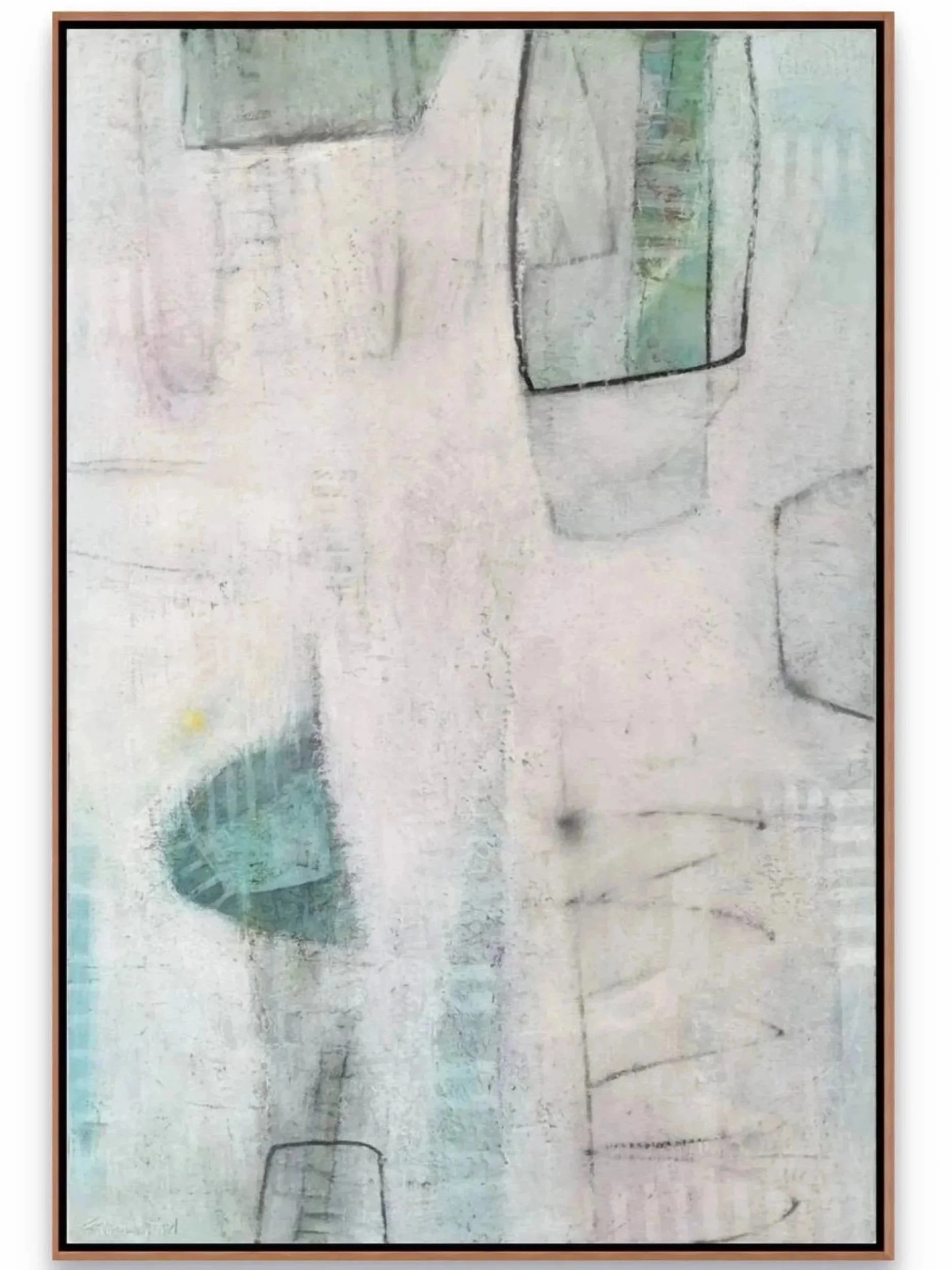 'Emergence' - Acrylic and Mixed Media on Canvas - 36 inches x 24 inches x 1.5 inches