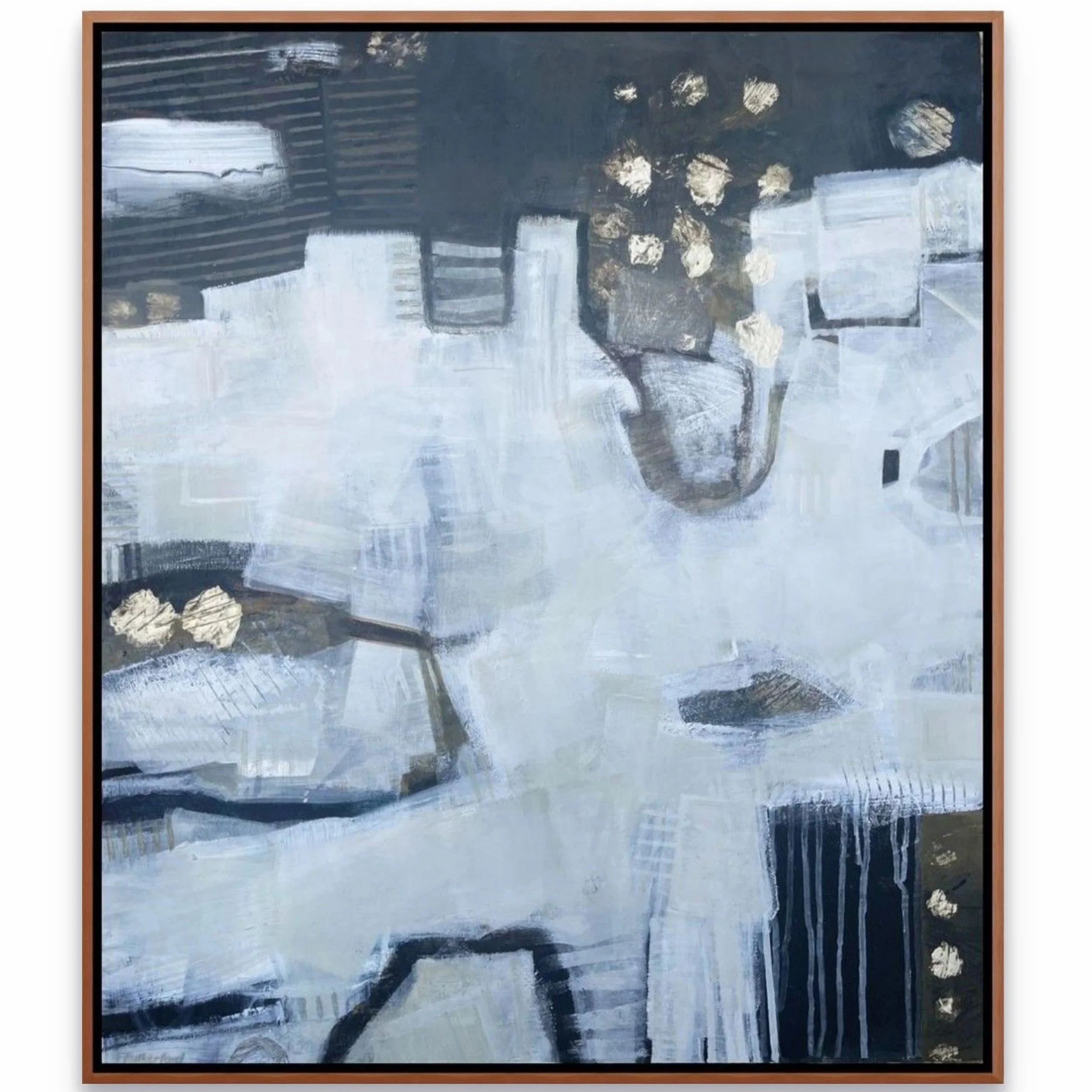 'By The Light Of The Silvery Moon' - Acrylic on Board - 70 cm x 60 cm x 1.5 cm