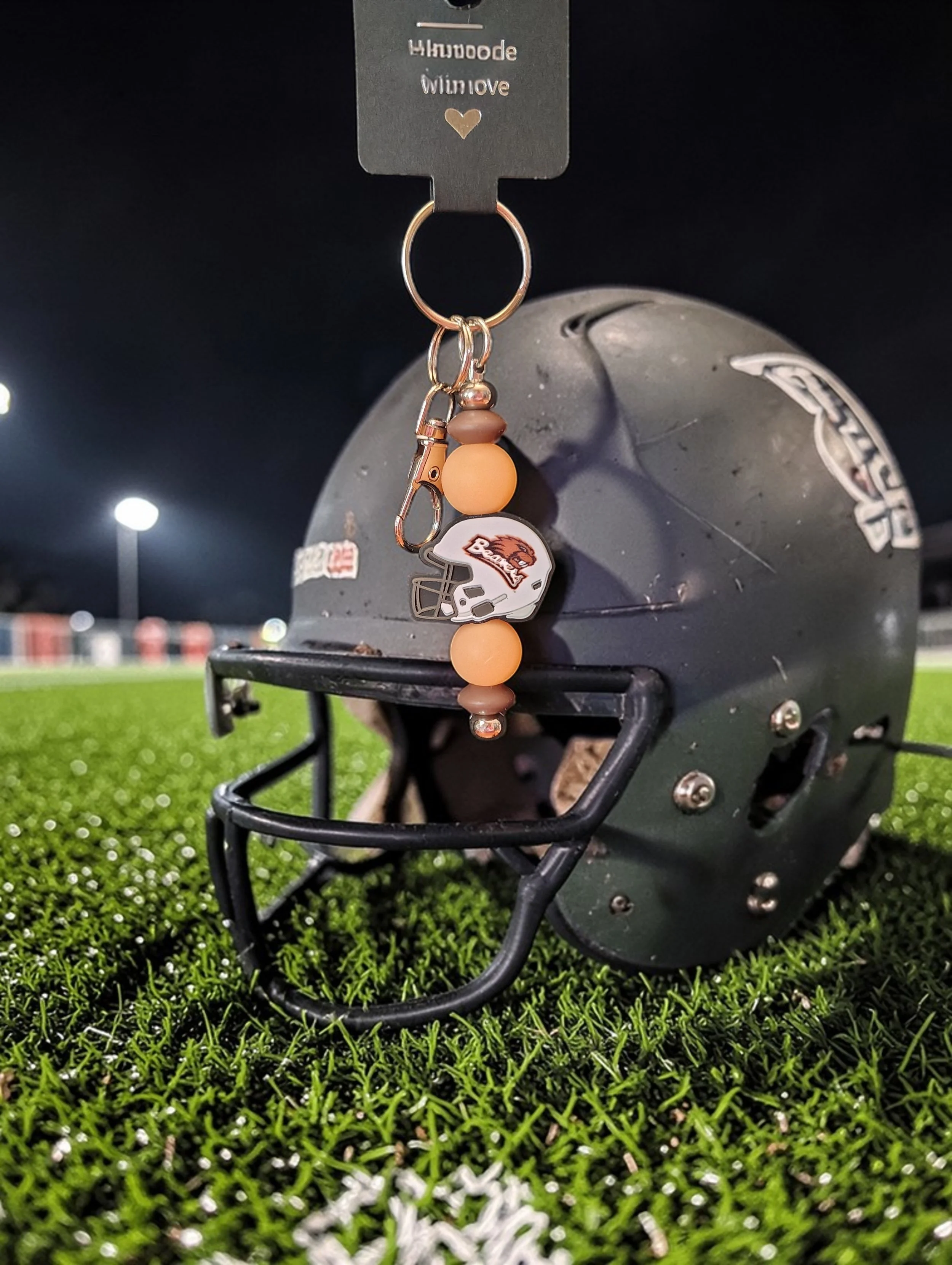 OSU BEAVERS FOOTBALL HELEMT KEY CHAIN