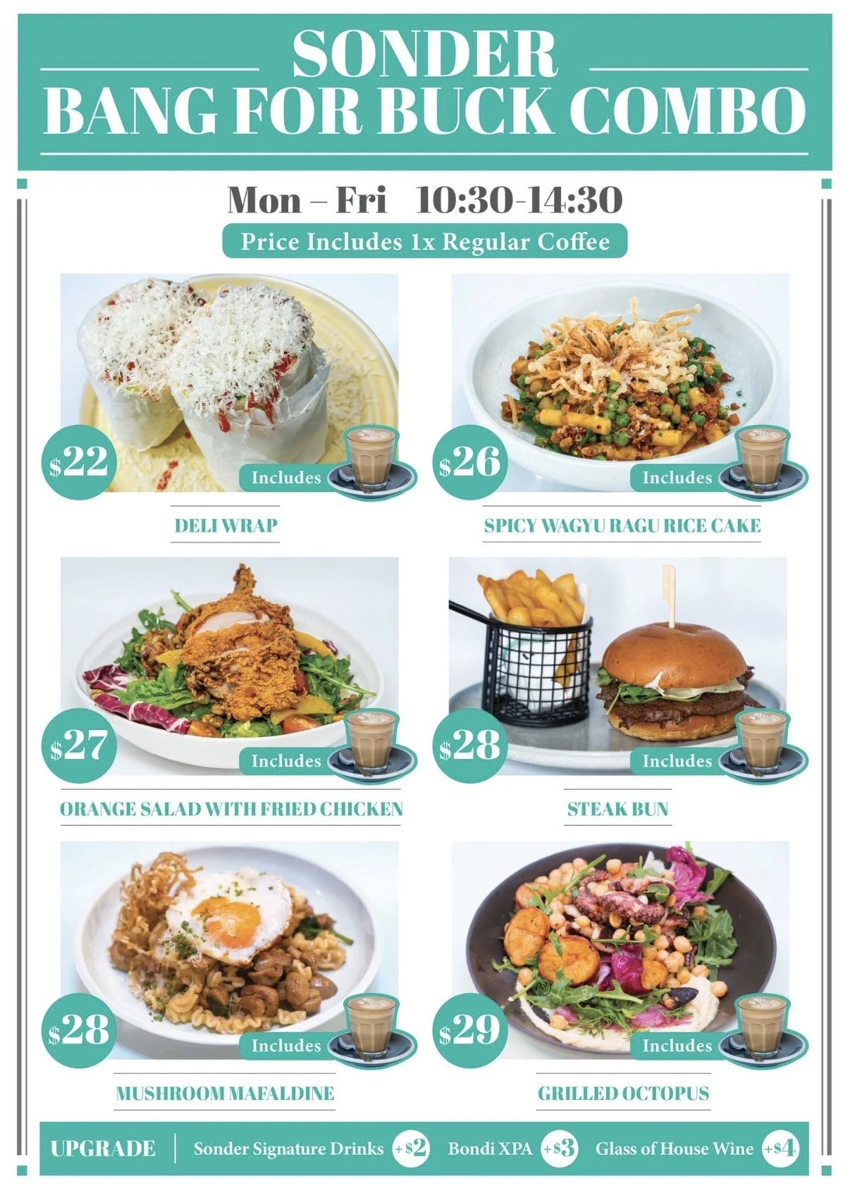 Menu — Sonder Cafe