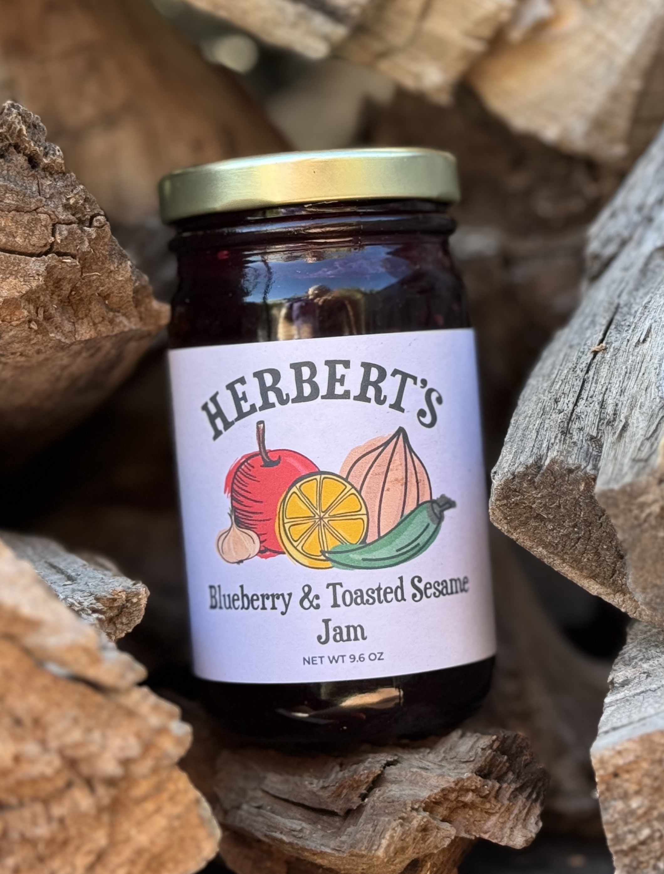 Blueberry & Toasted Sesame Jam