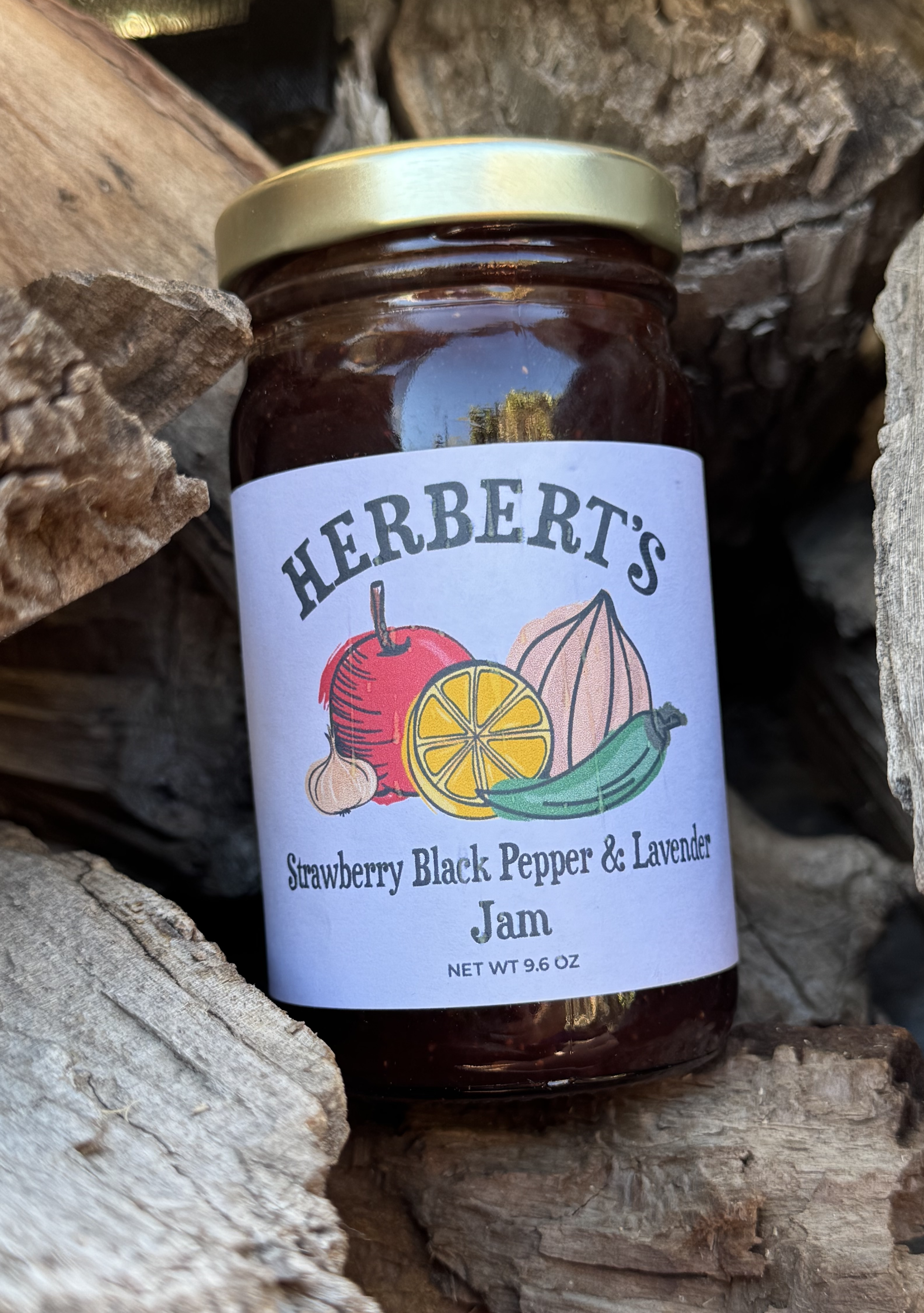 Strawberry, Black Pepper & Lavender Jam