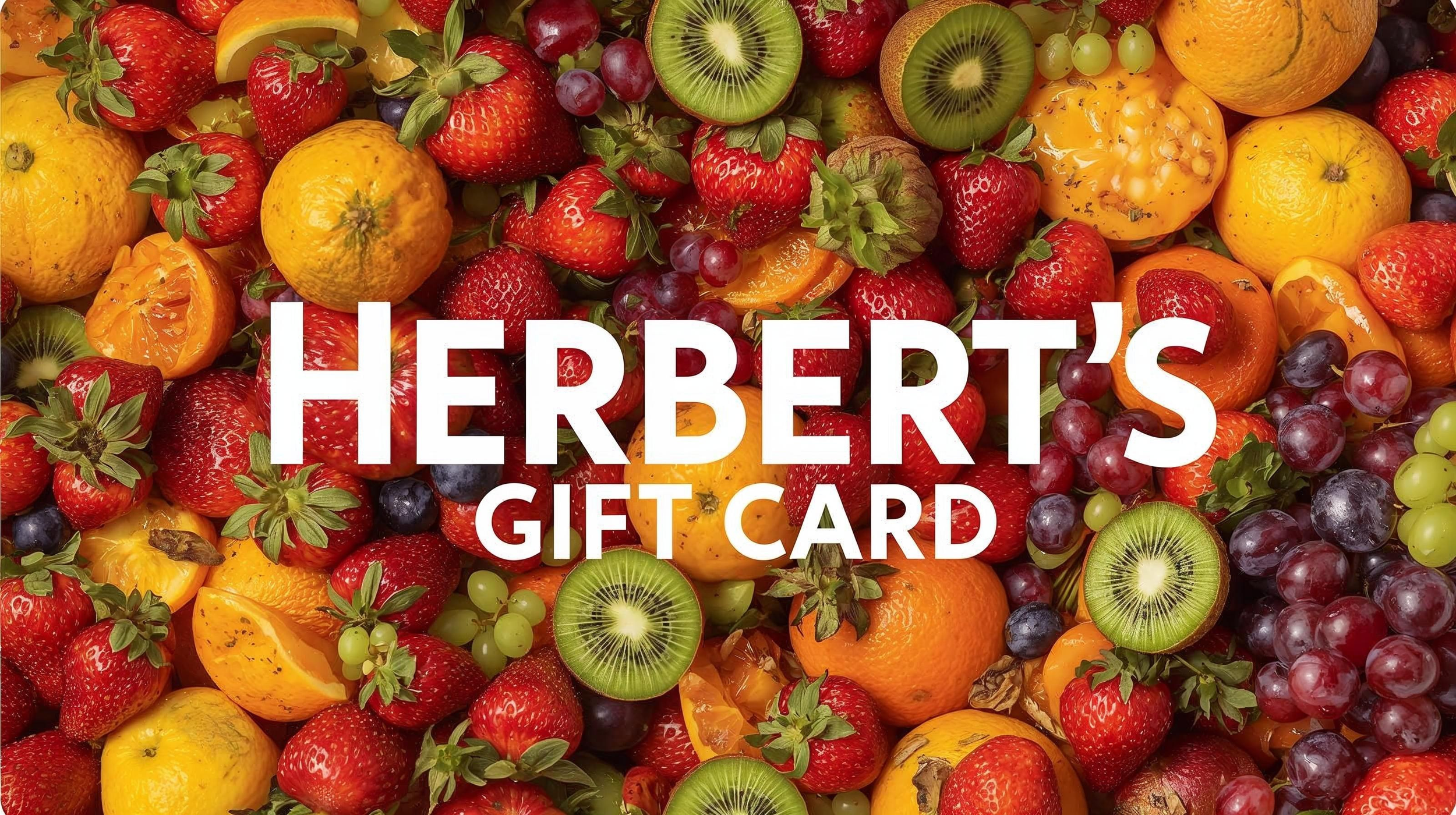 Herbert's Gift Card
