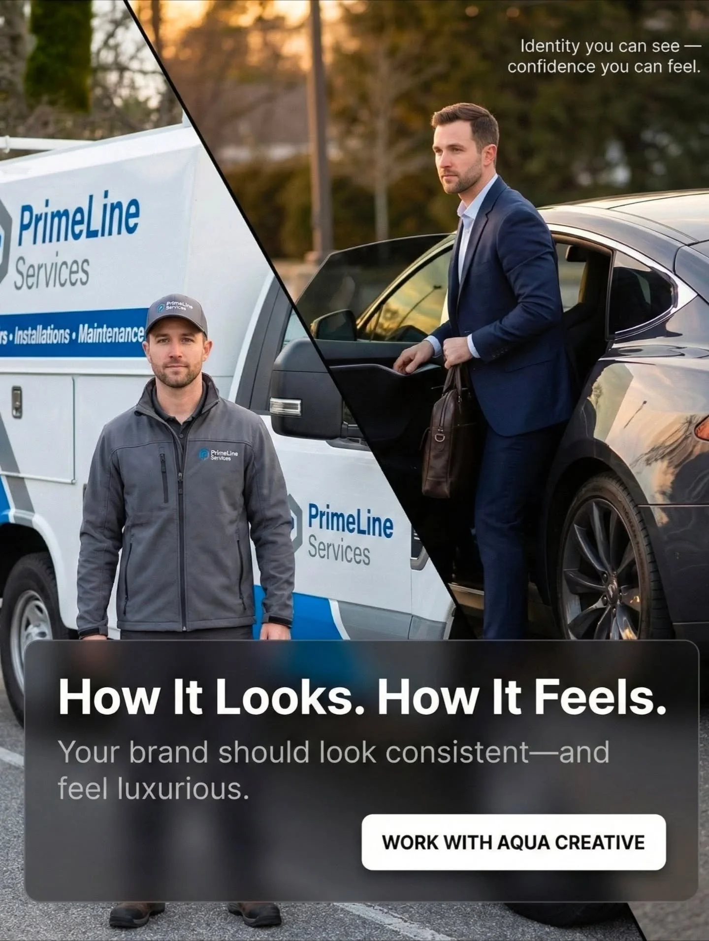 Branding isn&rsquo;t just visual &mdash; it&rsquo;s emotional.
PrimeLine Services now has a look that feels polished, reliable, and established.
Your brand should reflect the experience you deliver.