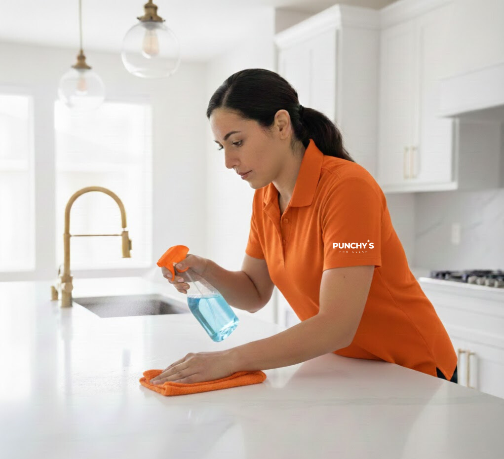A yellow kitchen sponge on a greasy metal baking sheet.