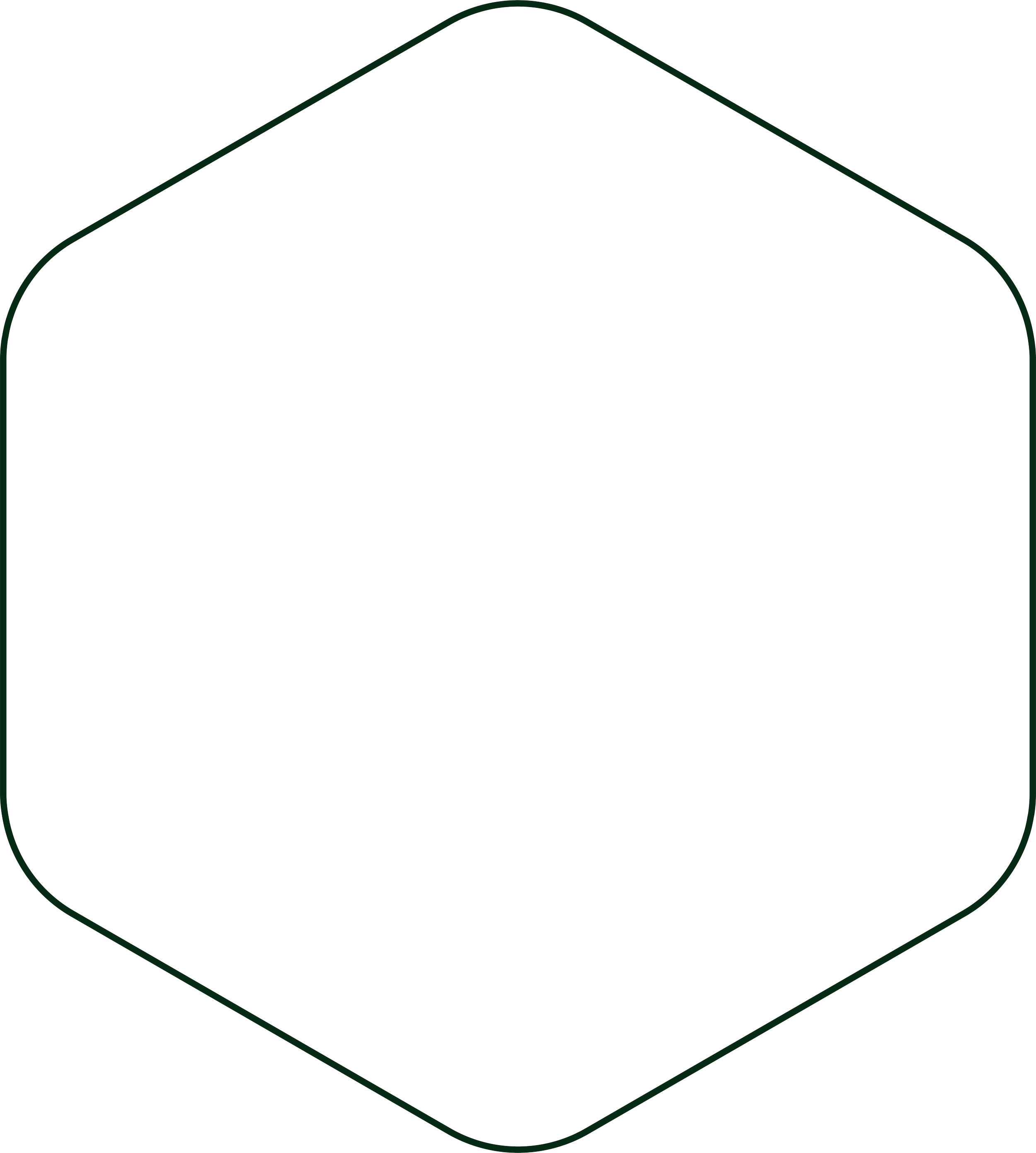 Black silhouette of a honeycomb pattern with six cells, each cell having a circular opening.