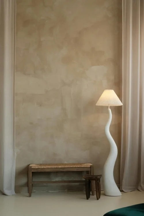 Organic Texture Matte Venetian Plaster Wall