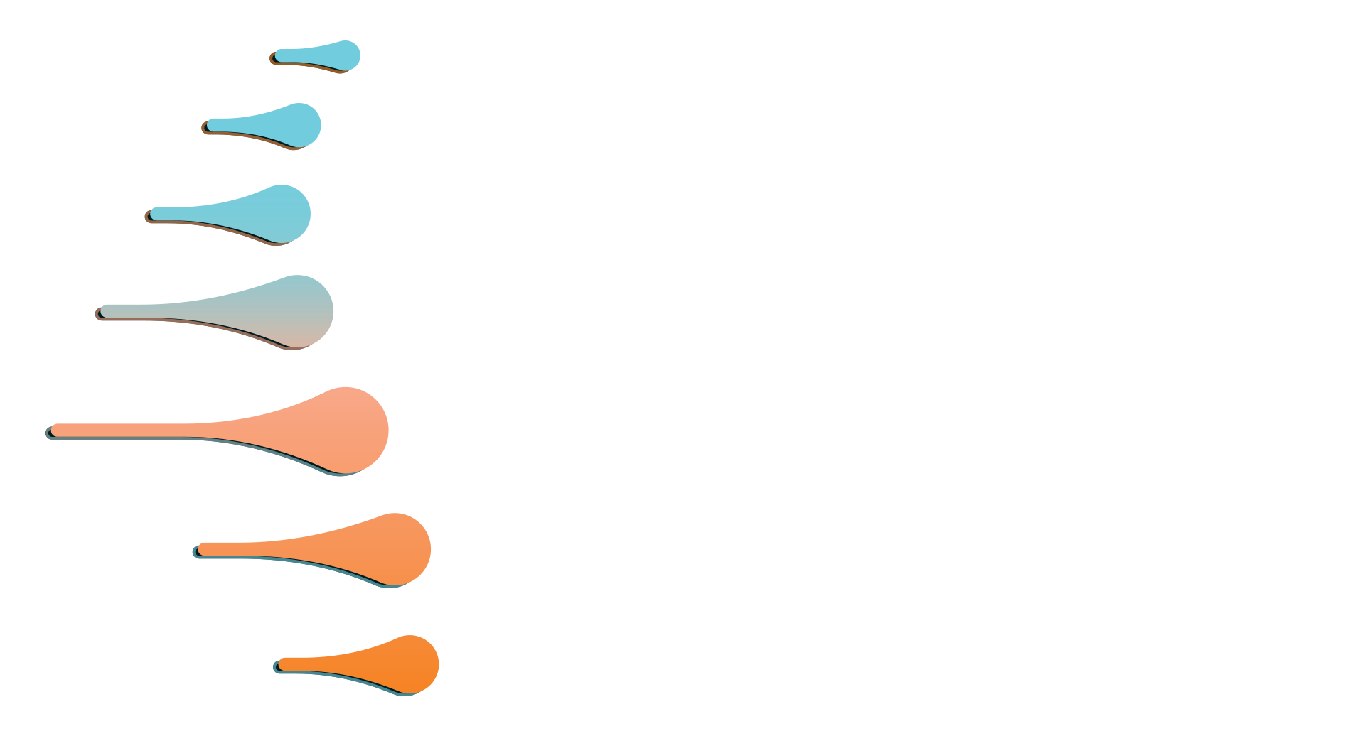 A logo resembling  a spine.