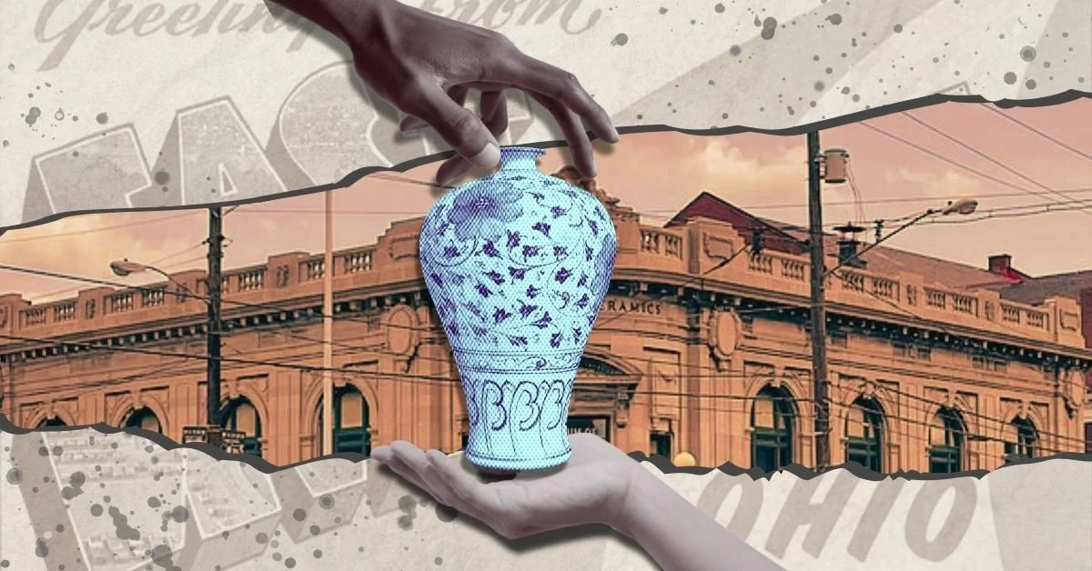 A cover graphic made for the story: In East Liverpool, Ohio, the Museum of Ceramics Tells the Story of “America’s Crockery City"