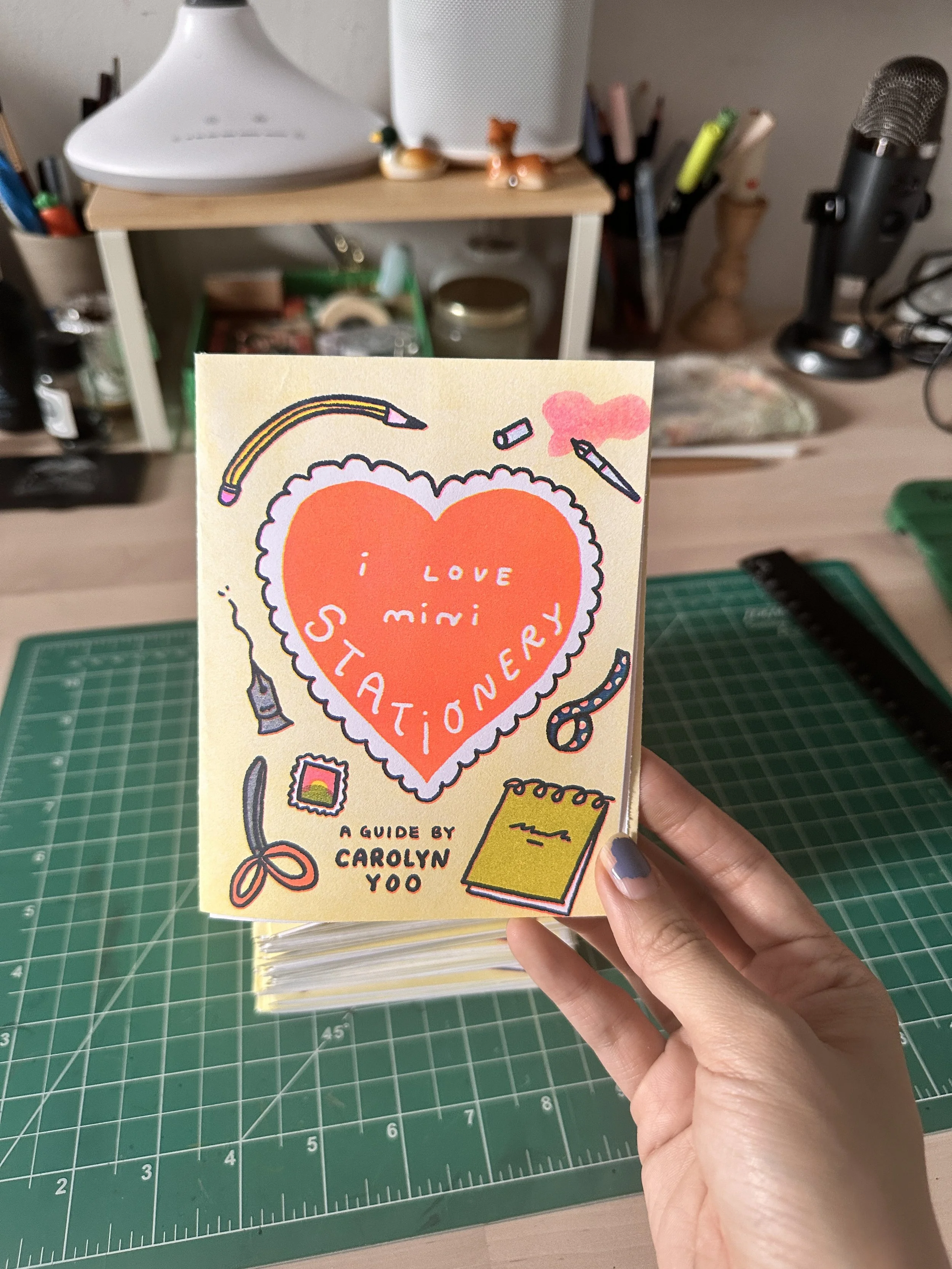 I Love Mini Stationery, risograph fanzine
