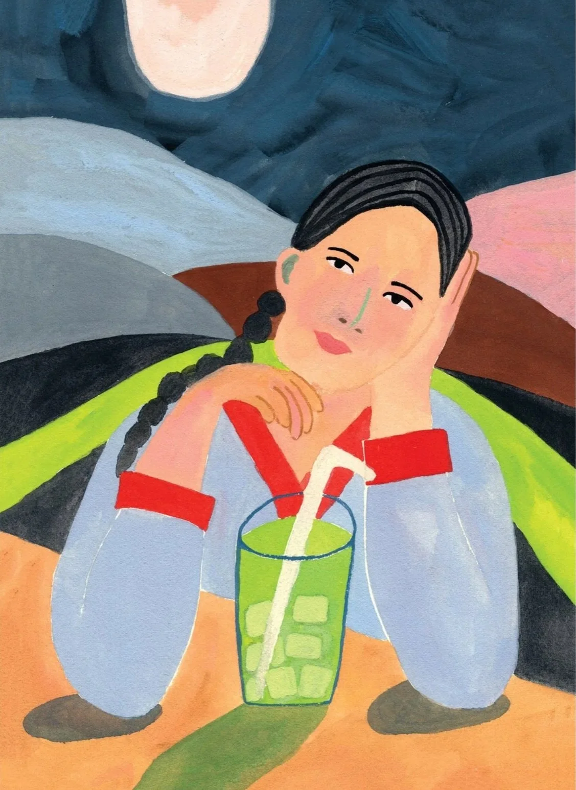 Matcha Girl 5x7" Print