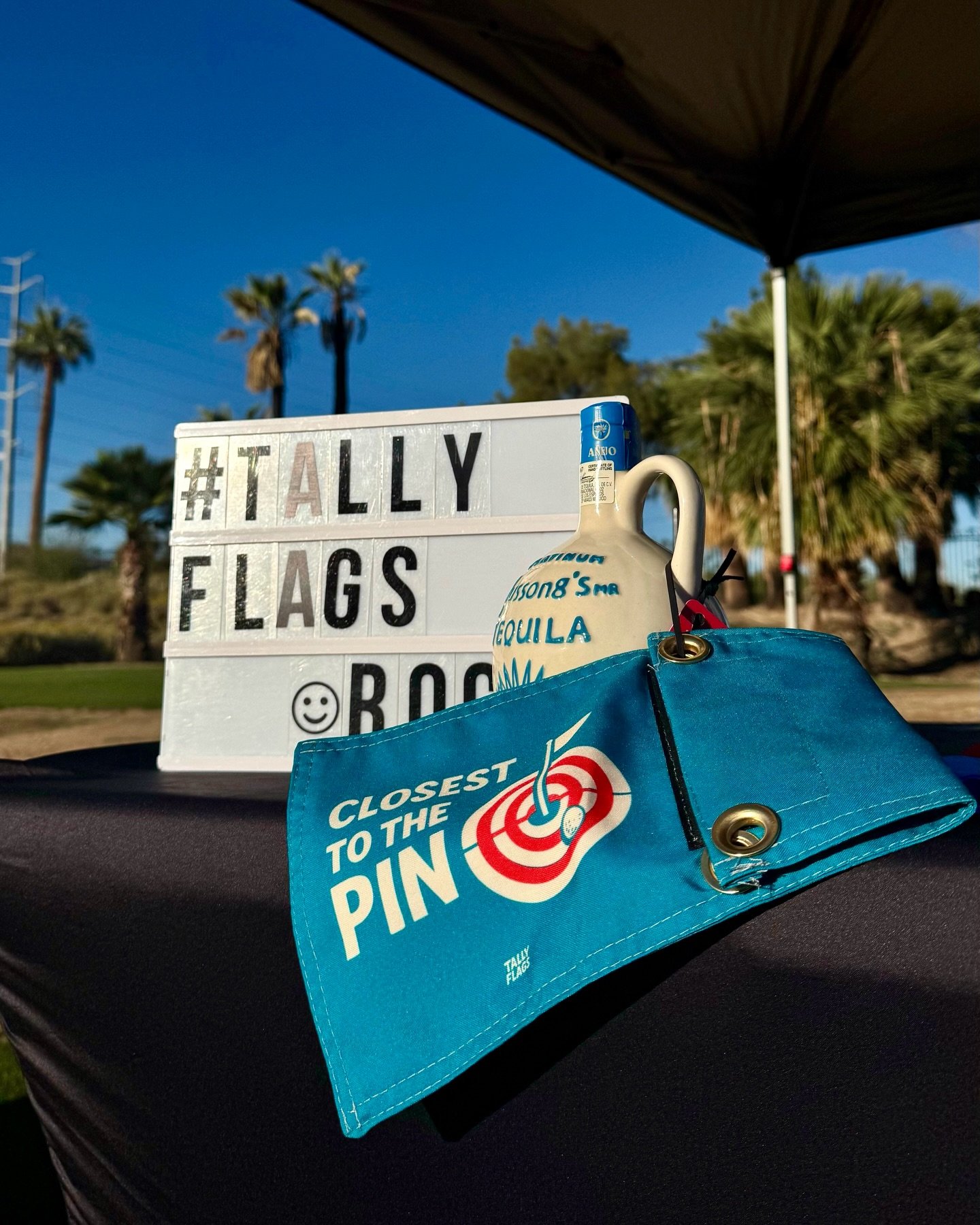 Closest to the pin scores a sweet bottle! 

#ccdi #phoenixgolf #golftournament #clayco #hussong