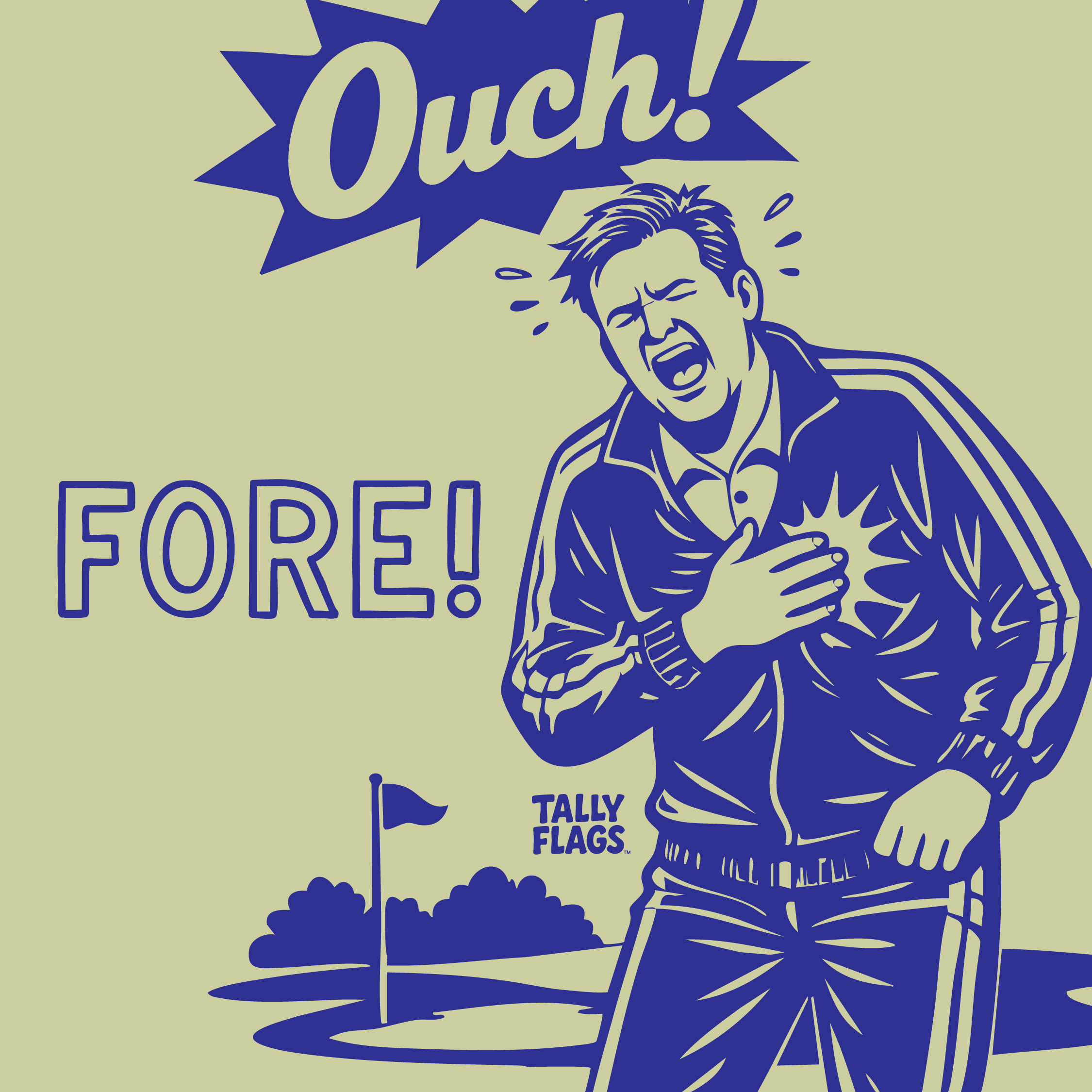 Tally Flags™: FORE!