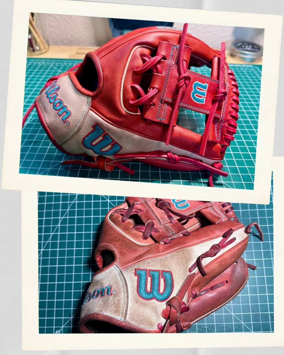 Glow up for this Wilson A2000&hellip;amazing what cleaning and little conditioner will do!