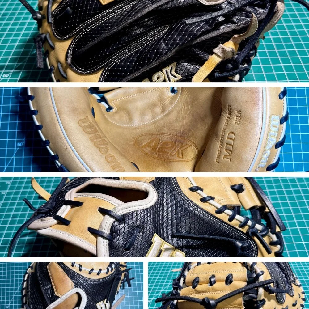 This Wilson A2K catcher&rsquo;s mitt got the full treatment&mdash;deep cleaning, leather conditioning, and a complete relace.

Years of life left in a glove built to last.

Break it in. Wear it out. We&rsquo;ll bring it back.

#WestSacGloveWorks #Wil