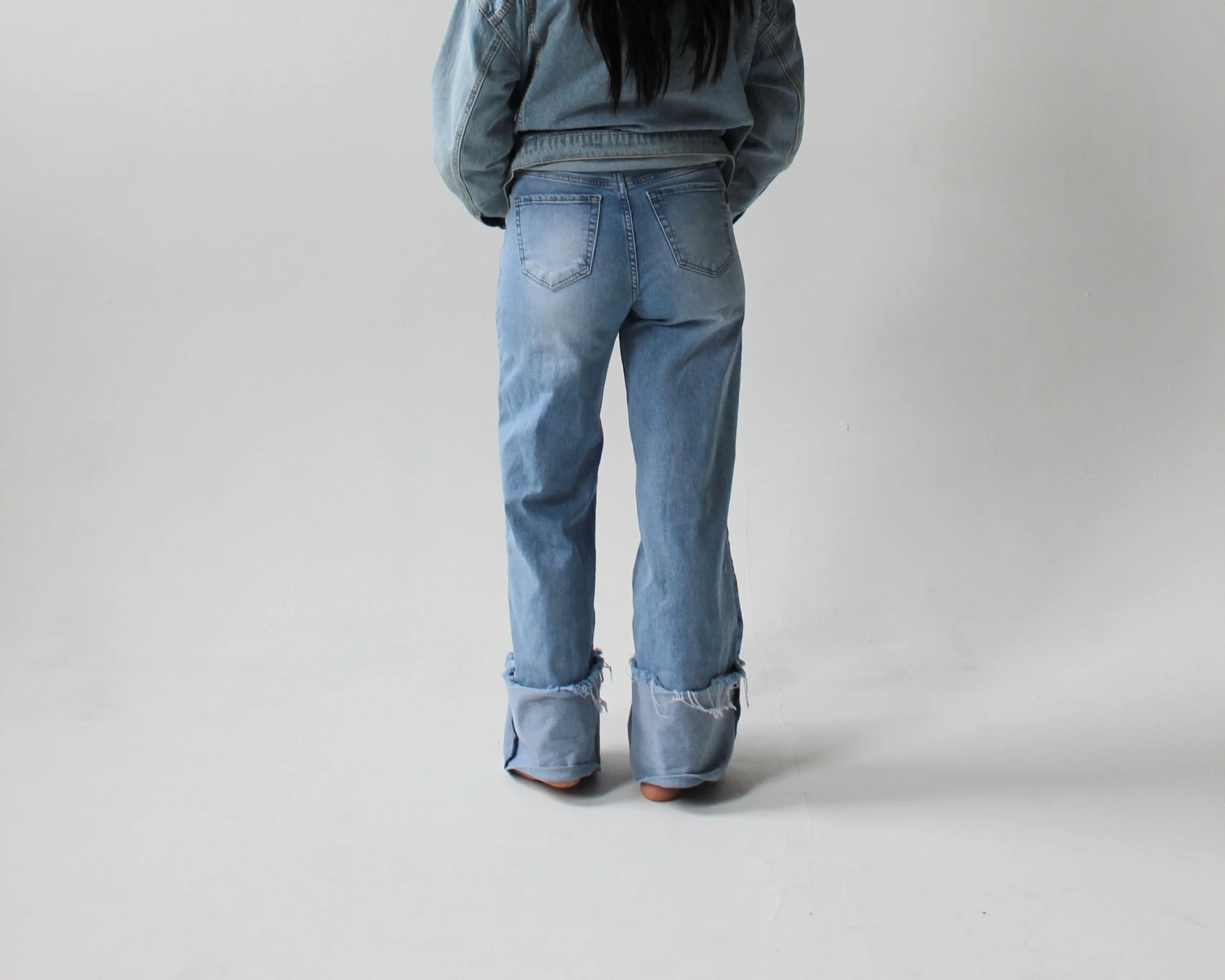 Flare Cuffed Everyday Jean