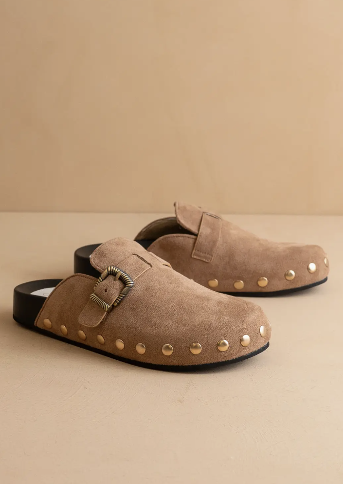 Studded Boston Clog