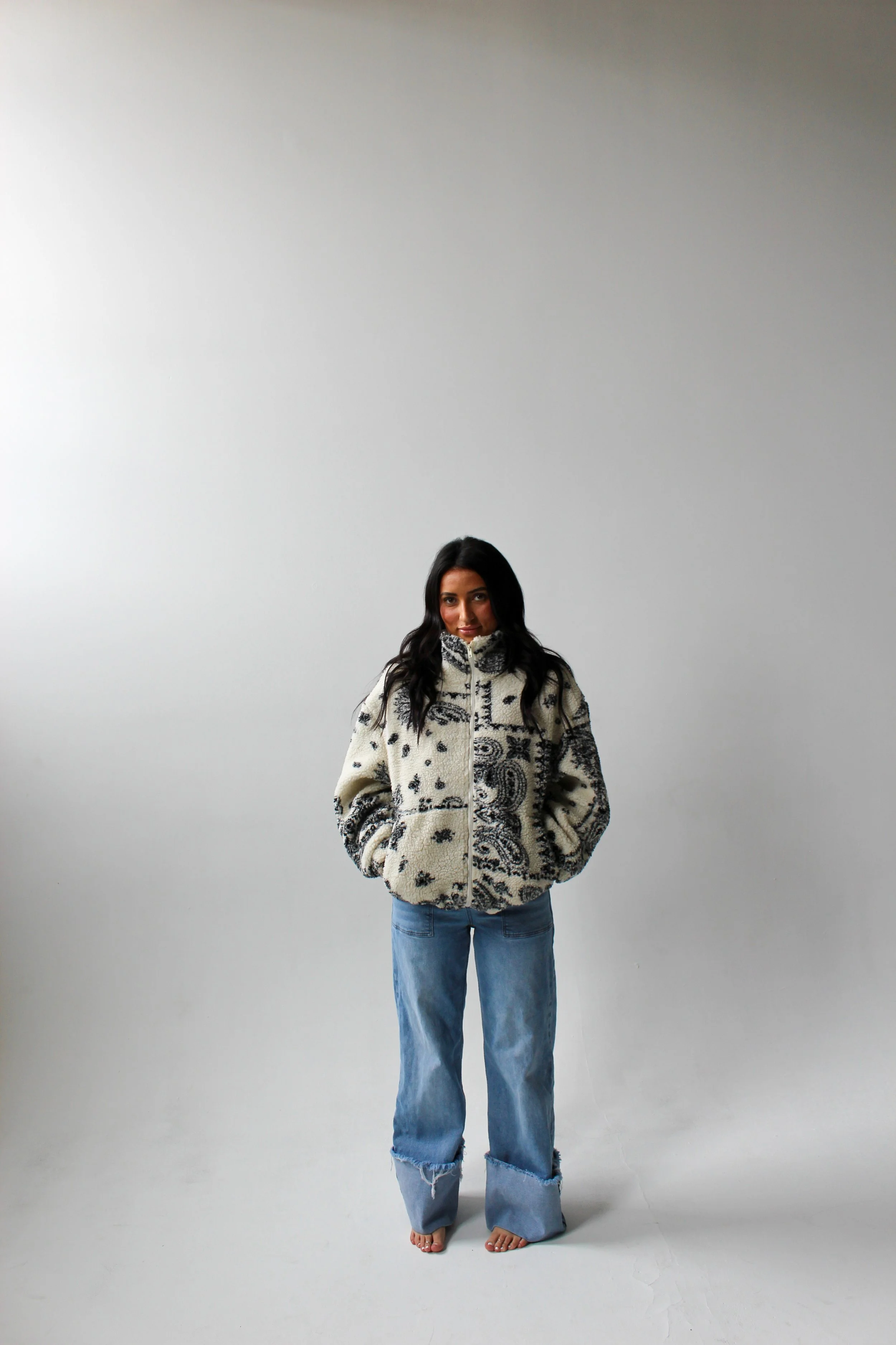 Bandana Sherpa Jacket