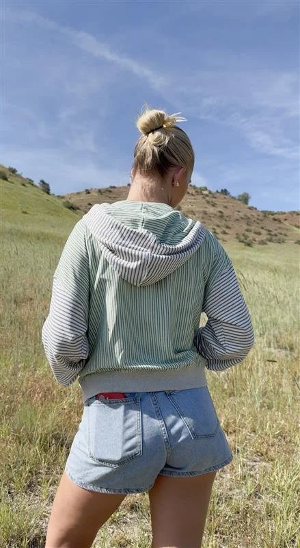 Stripe Down Jacket