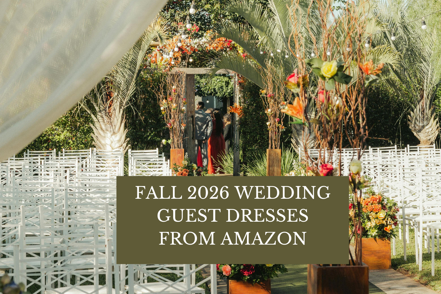 Chic Fall 2026 Wedding Guest Dresses from Amazon