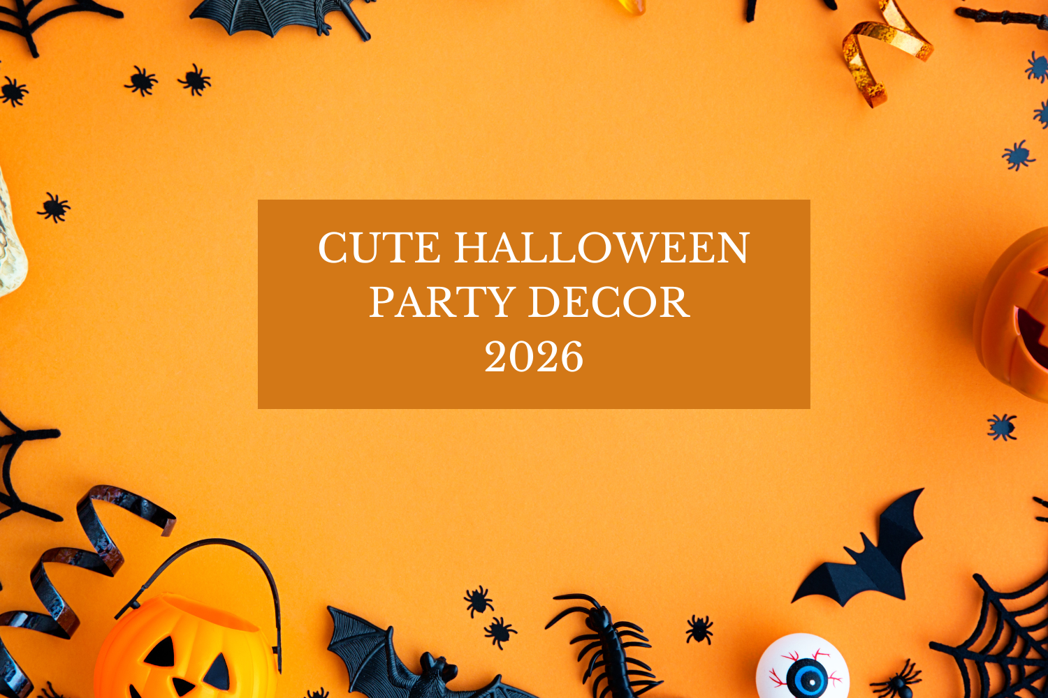 Cute &amp; Affordable Kids Halloween Party Decor