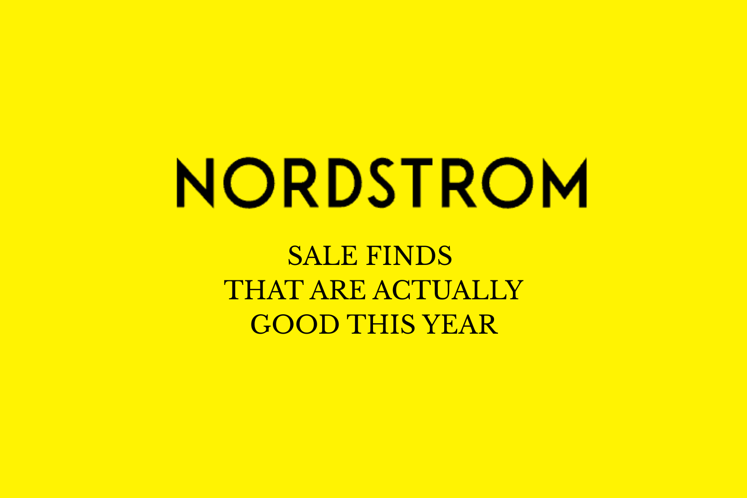 Nordstrom Sale 2026