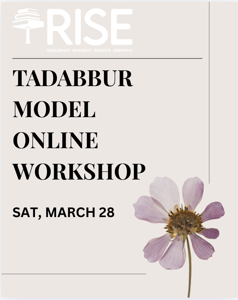 Tadabbur Online Workshop: Creating Qur’an-Based Unit Studies for All Ages