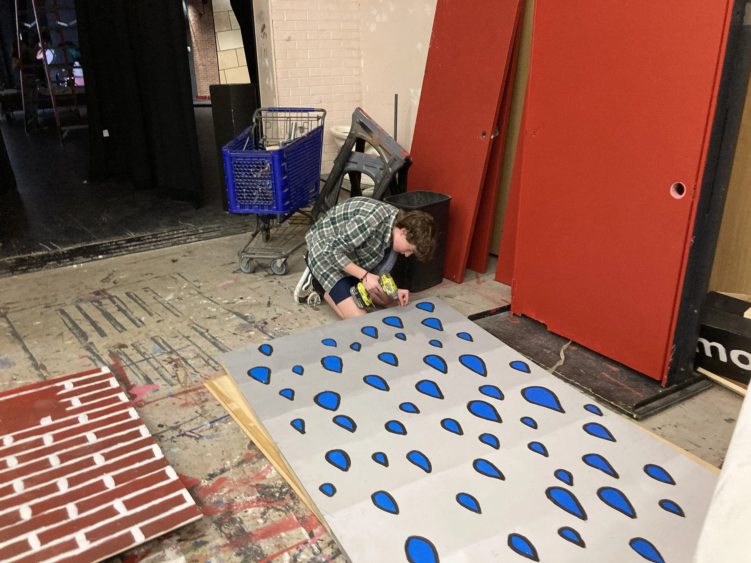 Me working on a flat