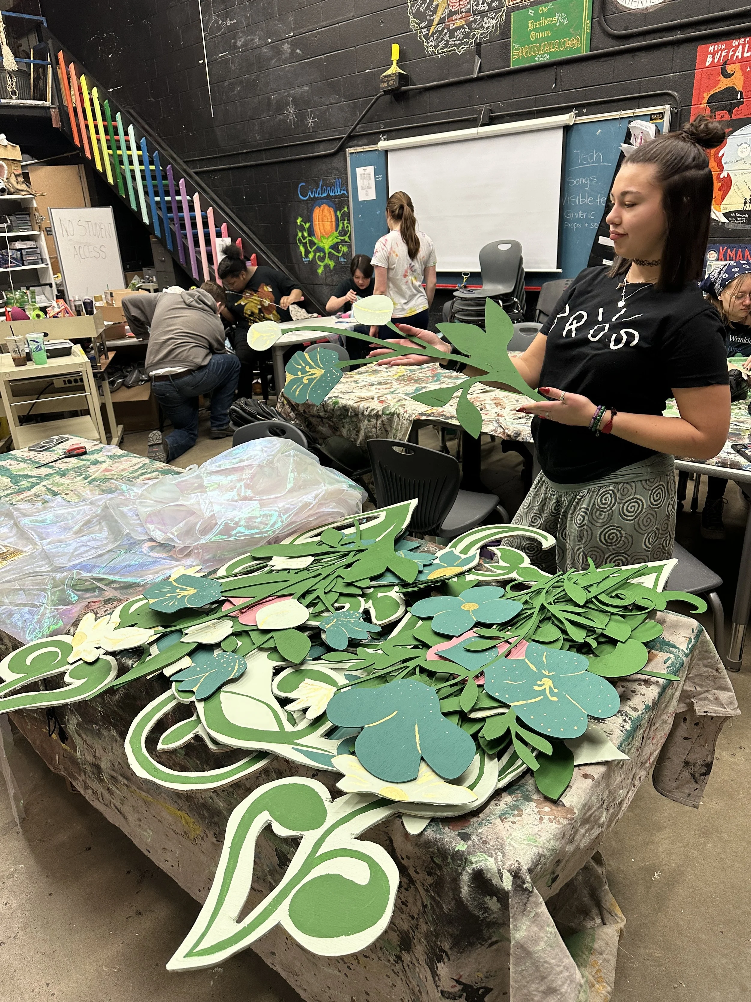 Flowers painted by Emma