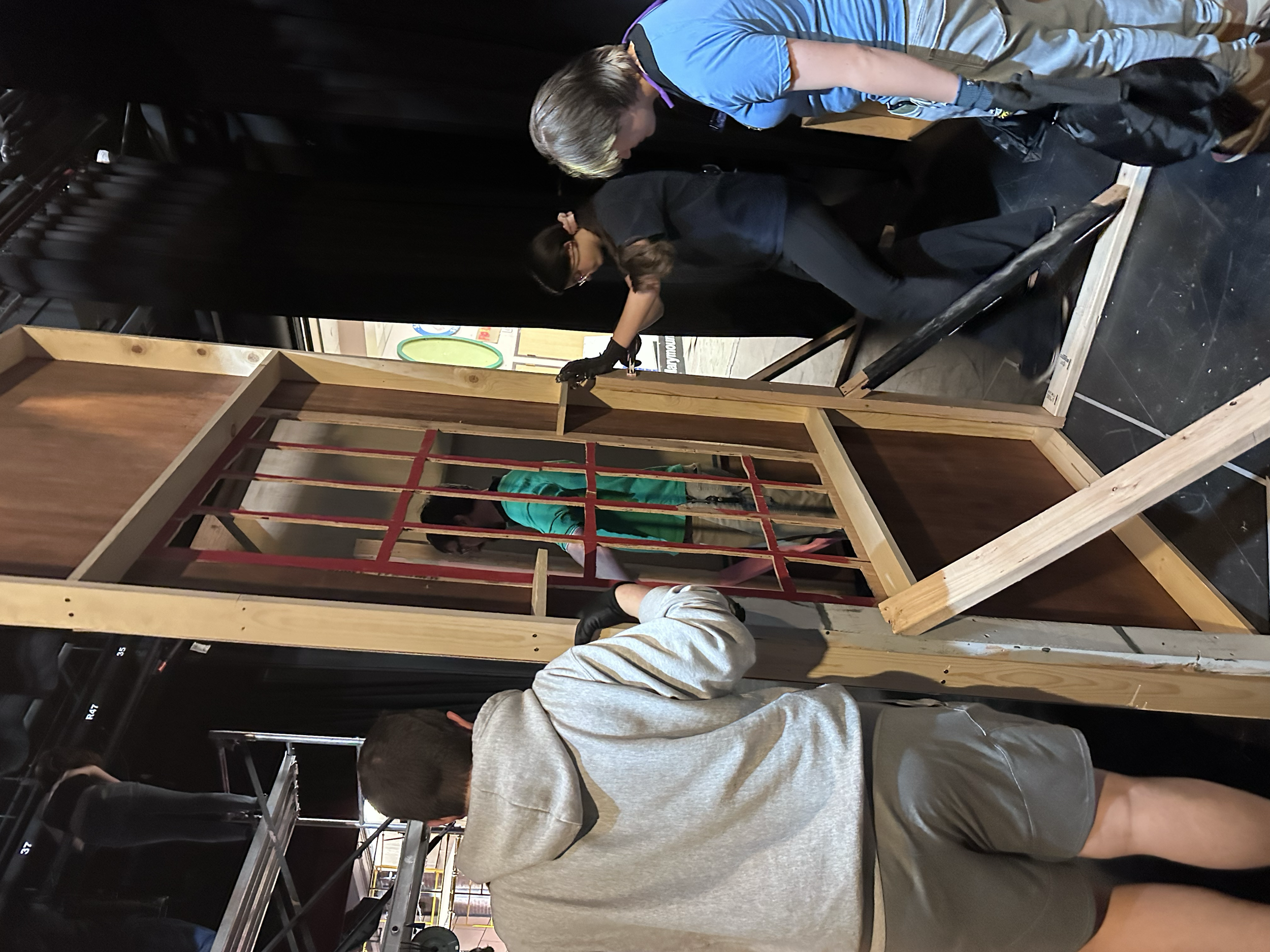 Construction Crew working on a flat