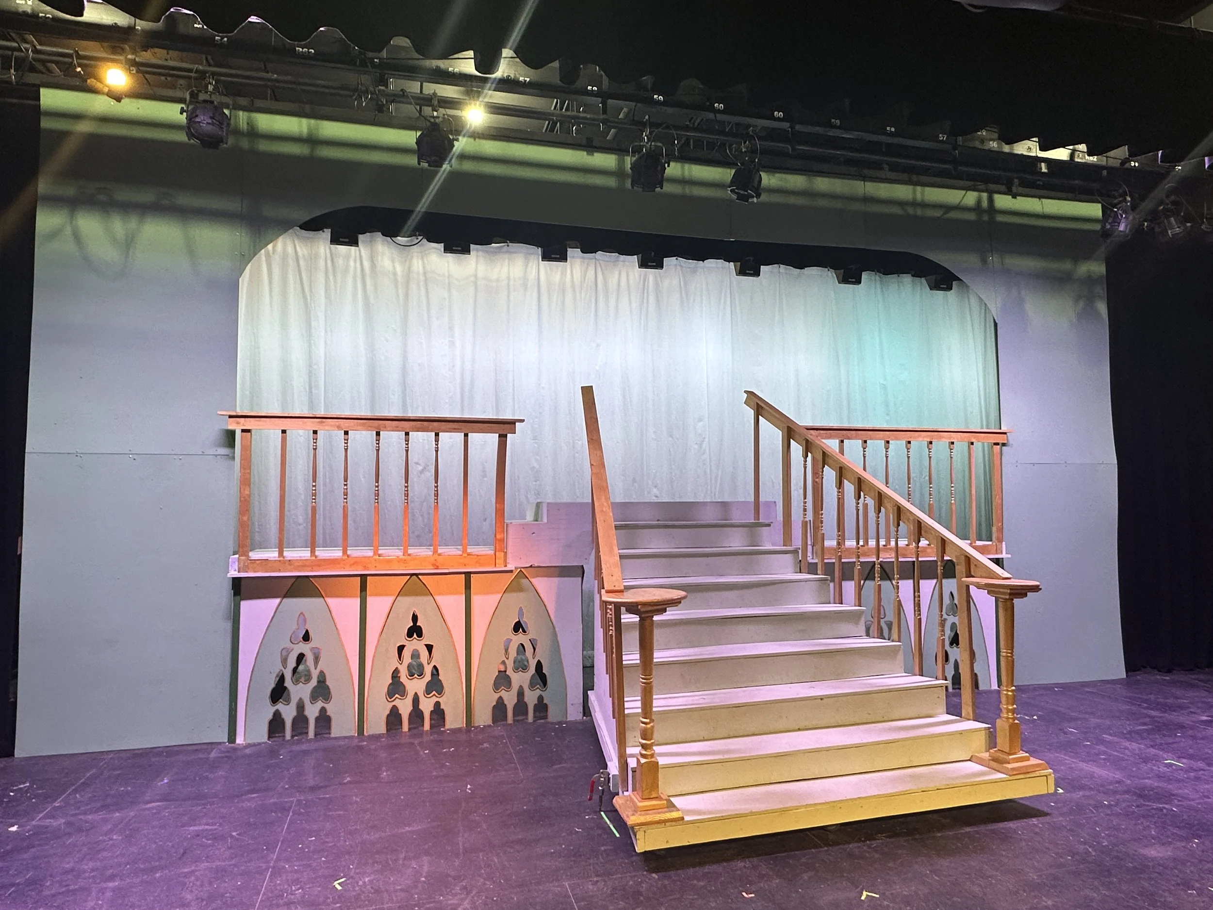 Proscenium Arch and Platforms and Grand Staircase