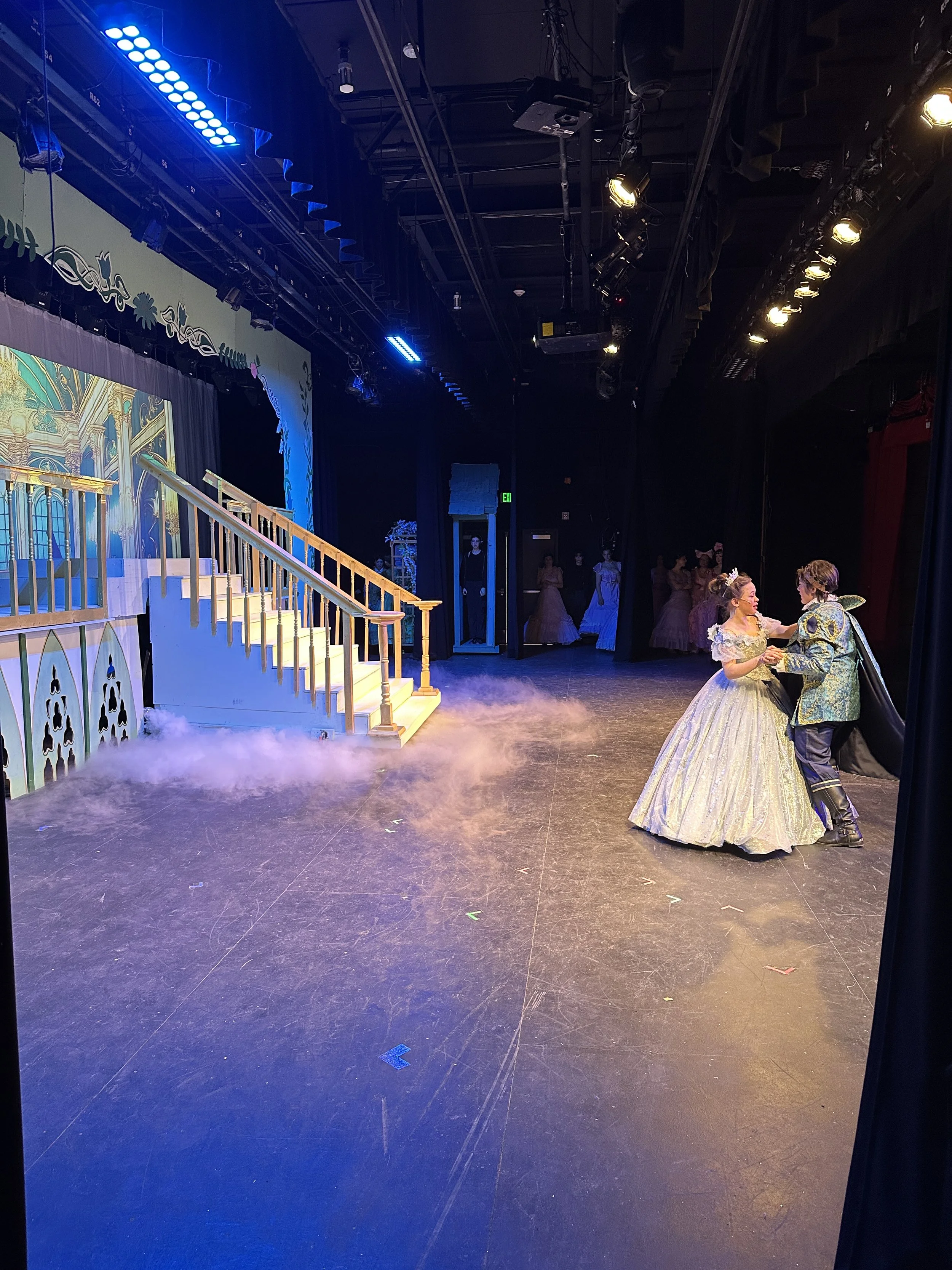 Cinderella and Prince Christopher dancing at the Ball
