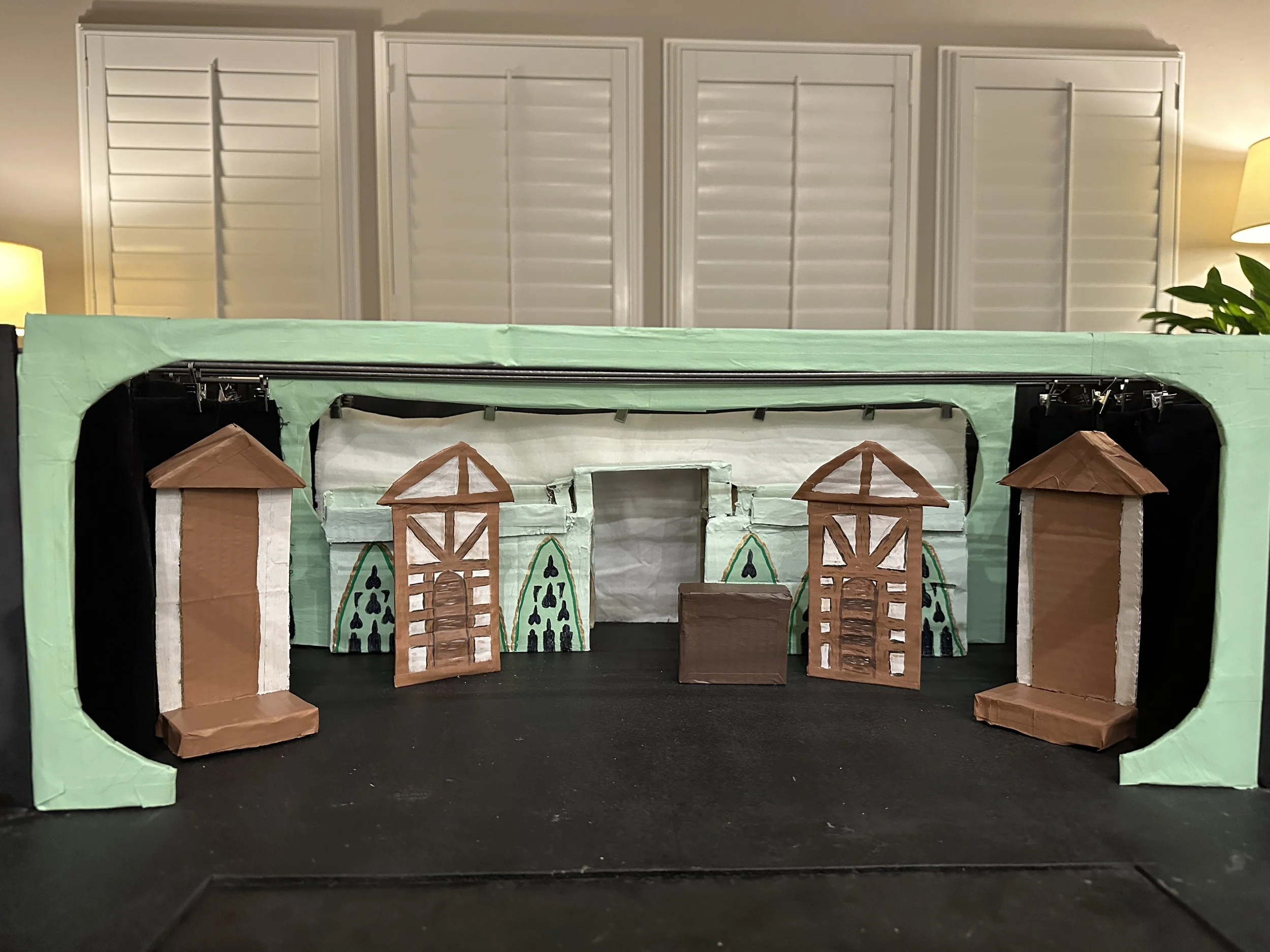 Scenic Model I made- The Village Square