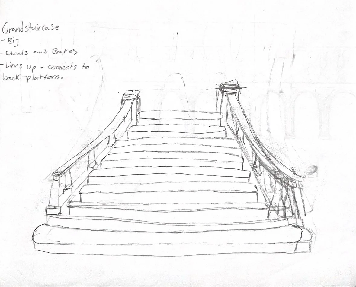 Grand Staircase Drawing