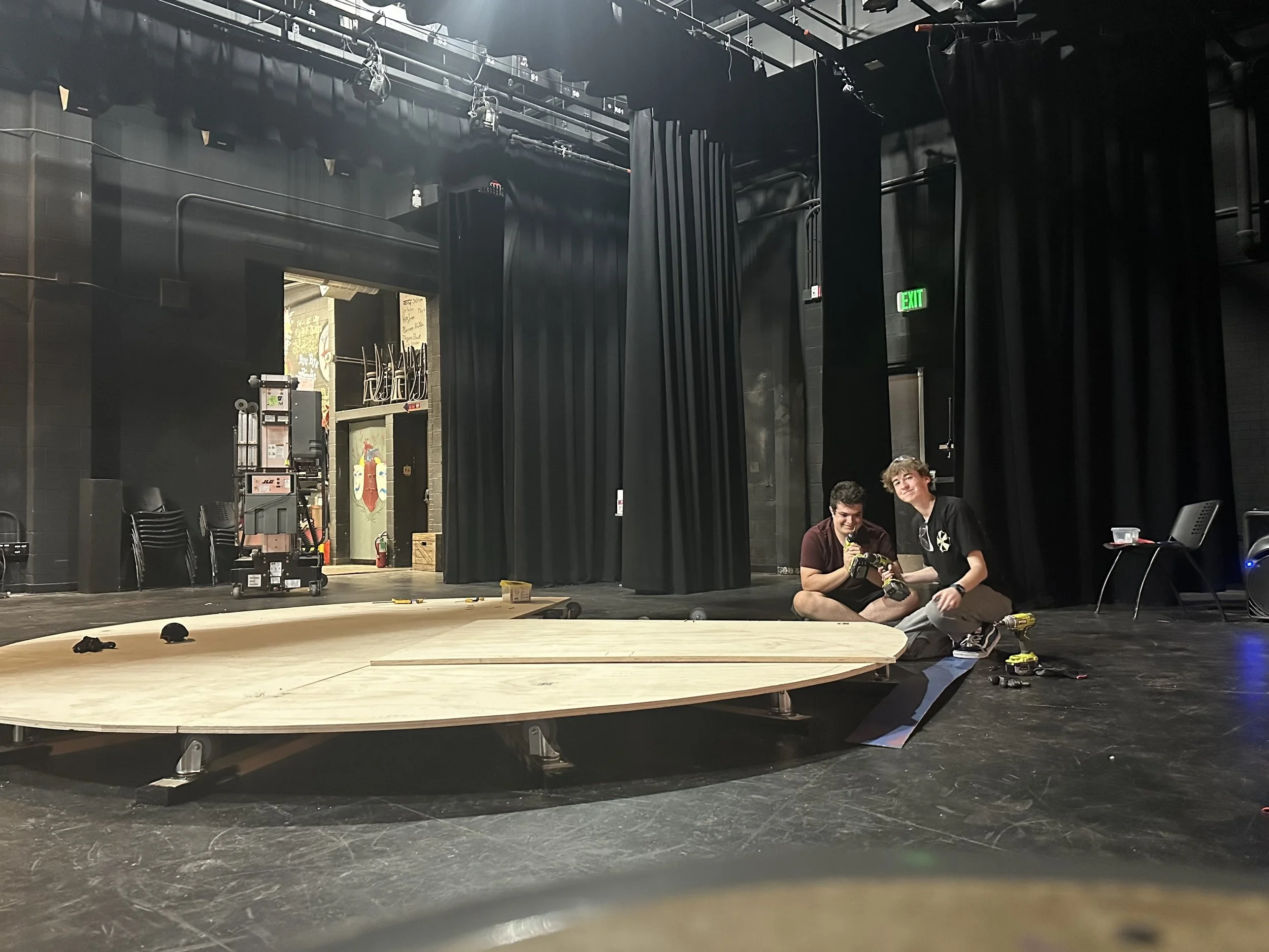 Working on the revolve