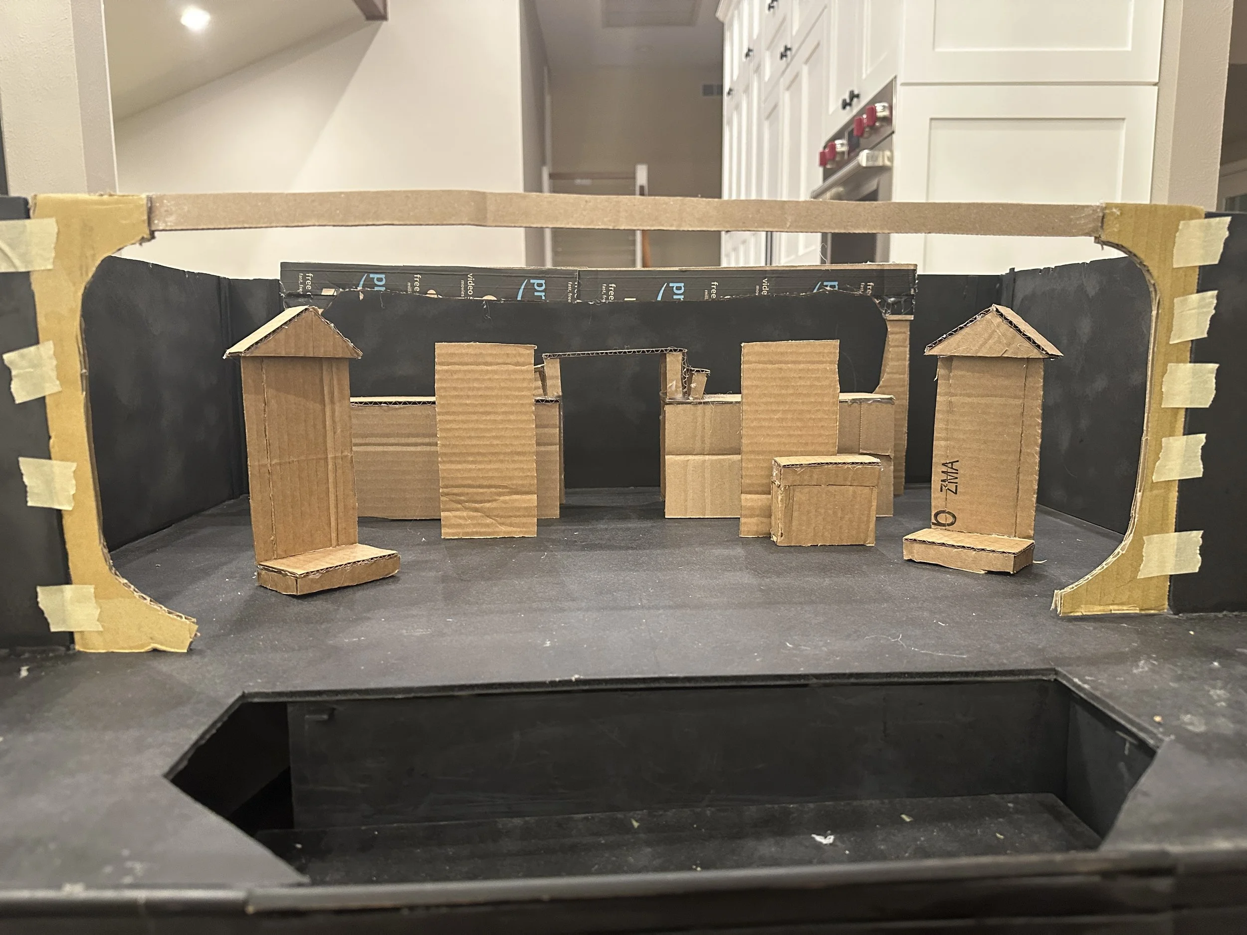 Scenic Model I made- The Village Square