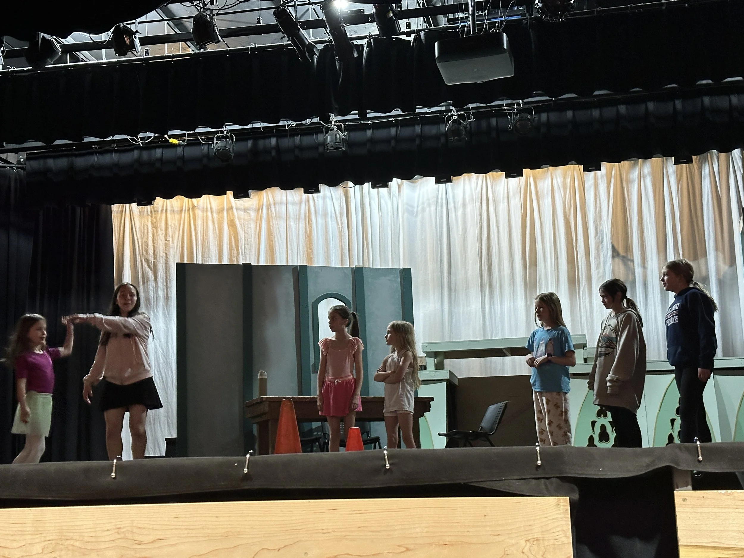 Youth Chorus rehearsing with Cinderella