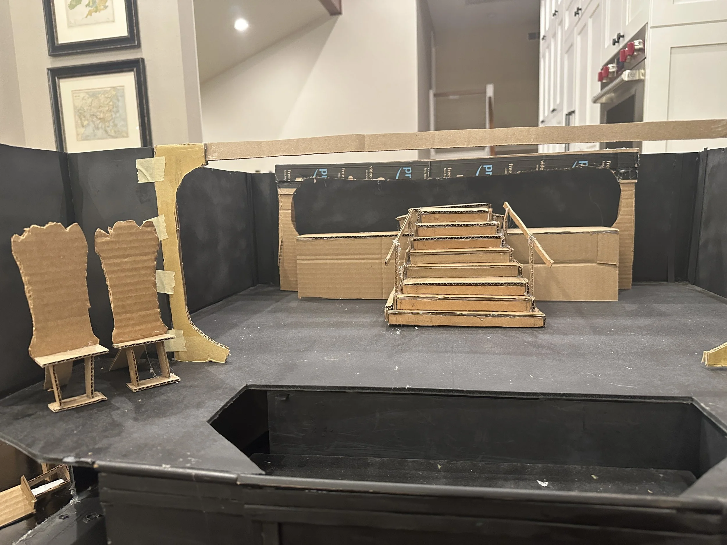 Scenic Model I made- The Royal Ballroom