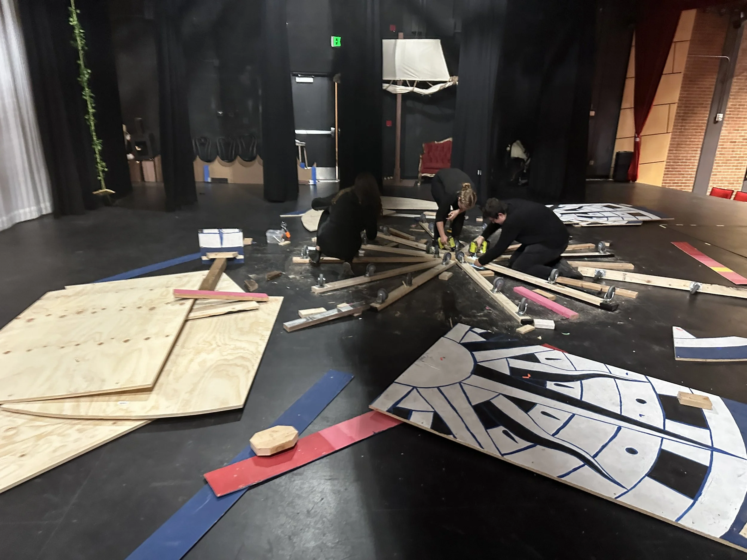 Striking the revolve