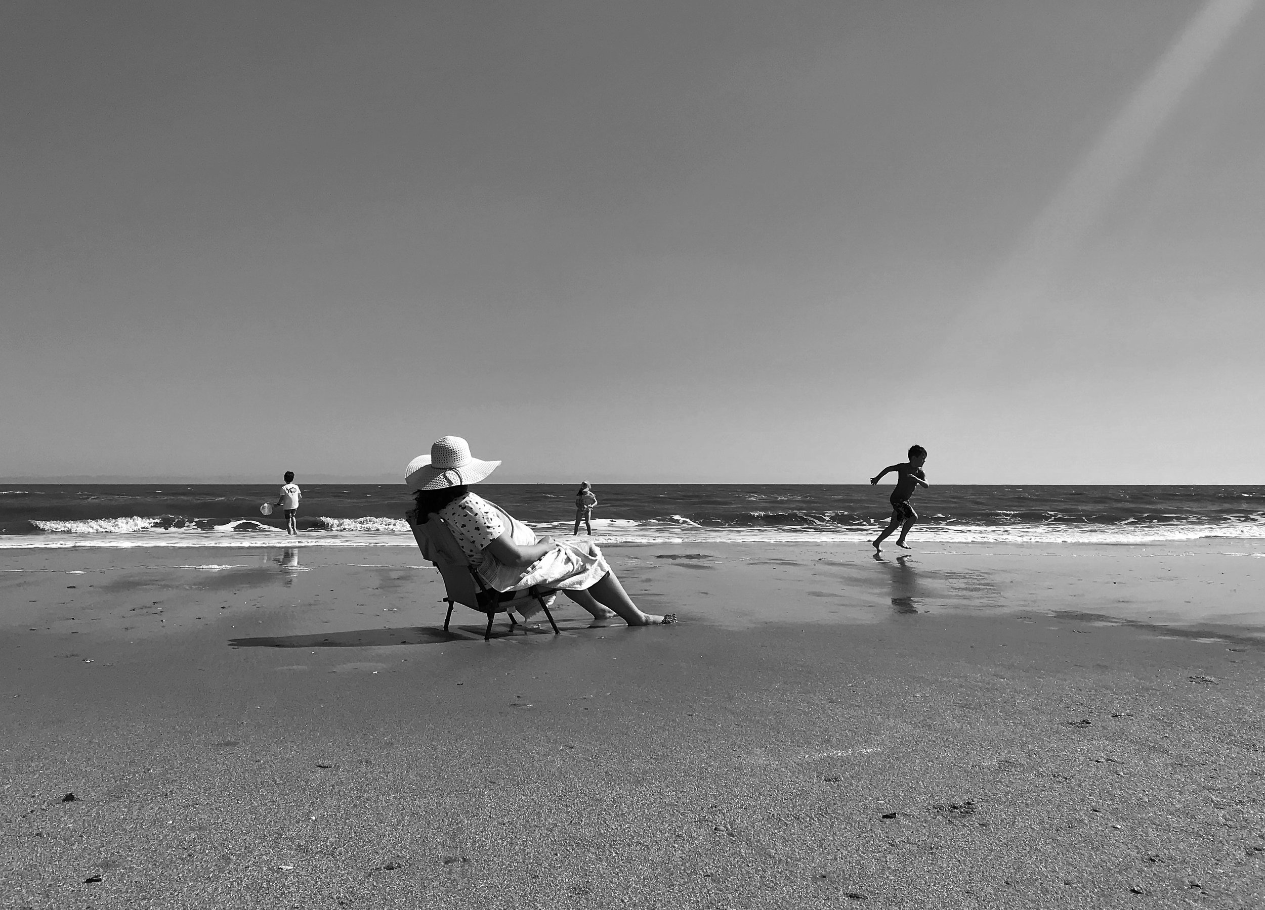 Peggy Archambault_Nonna on the beach.JPEG